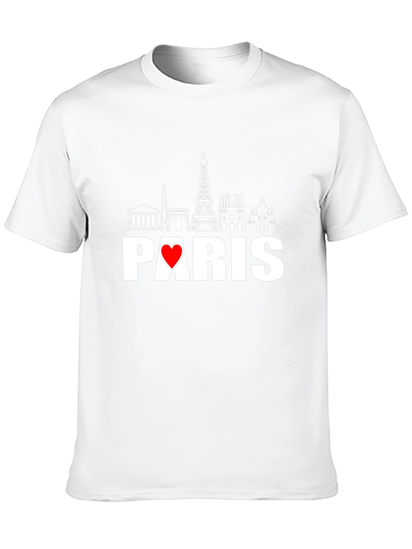 Paris Skyline T-Shirt - City of Love Tee