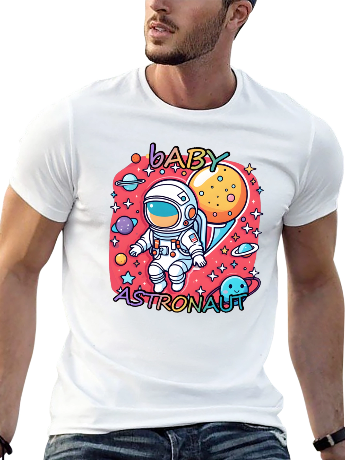 Baby Astronaut Graphic Tee - Space Adventure