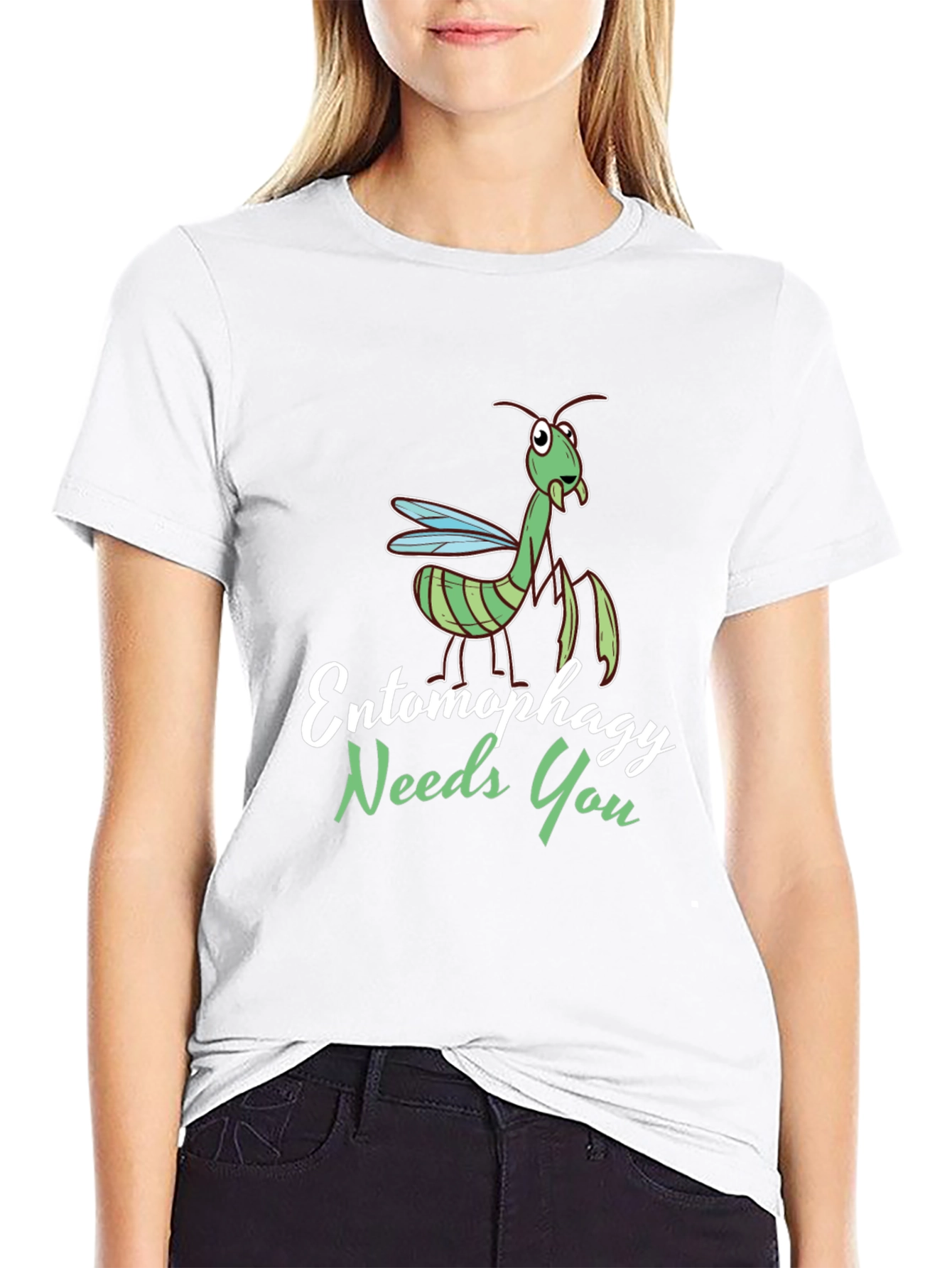 Entomophagy Needs You Funny Mantis T-Shirt