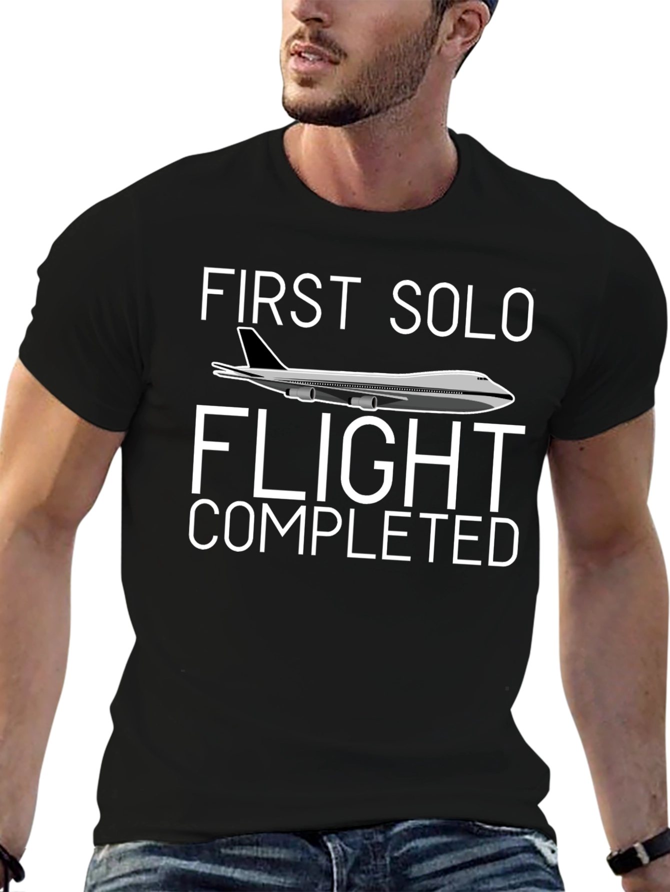 First Solo Flight Completed T-Shirt - Aviation Apparel