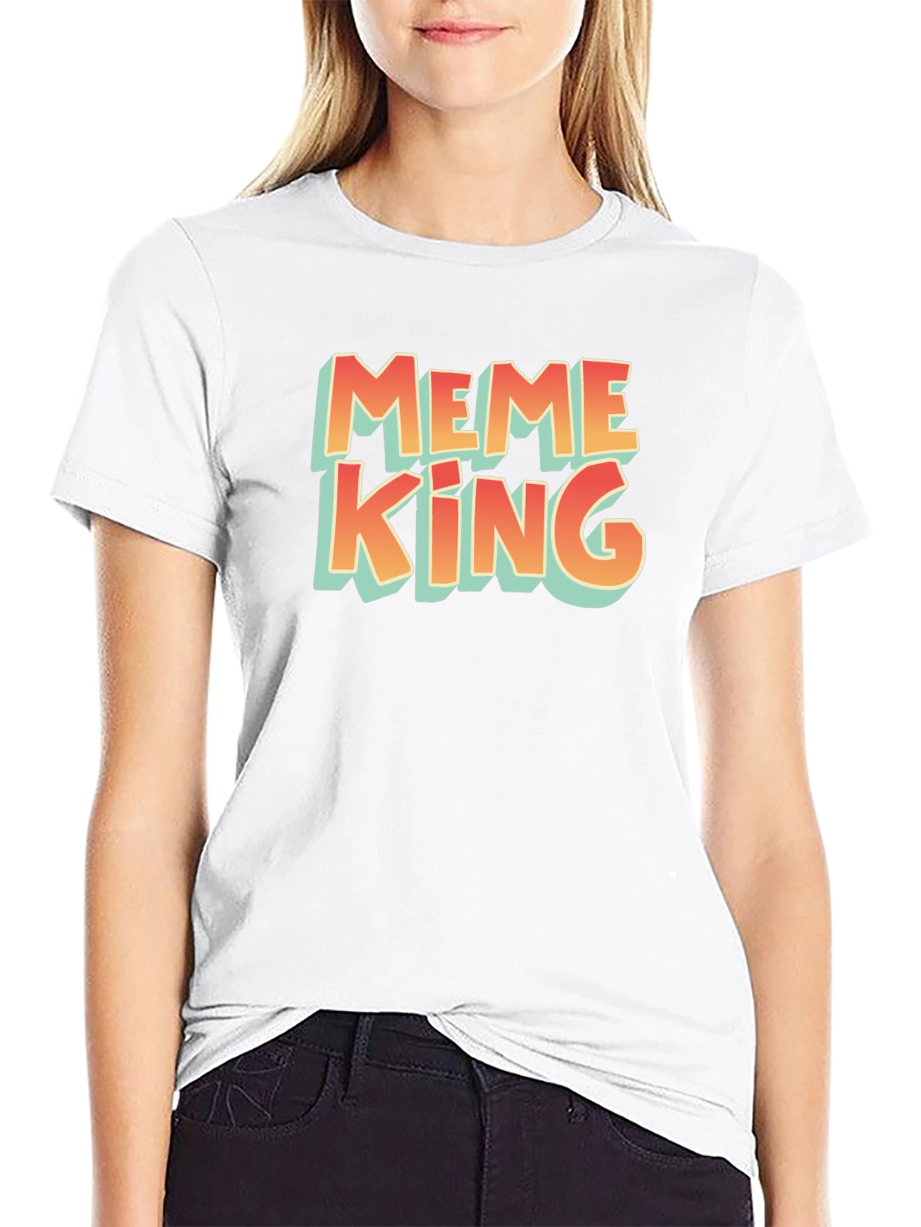 Meme King Black T-Shirt
