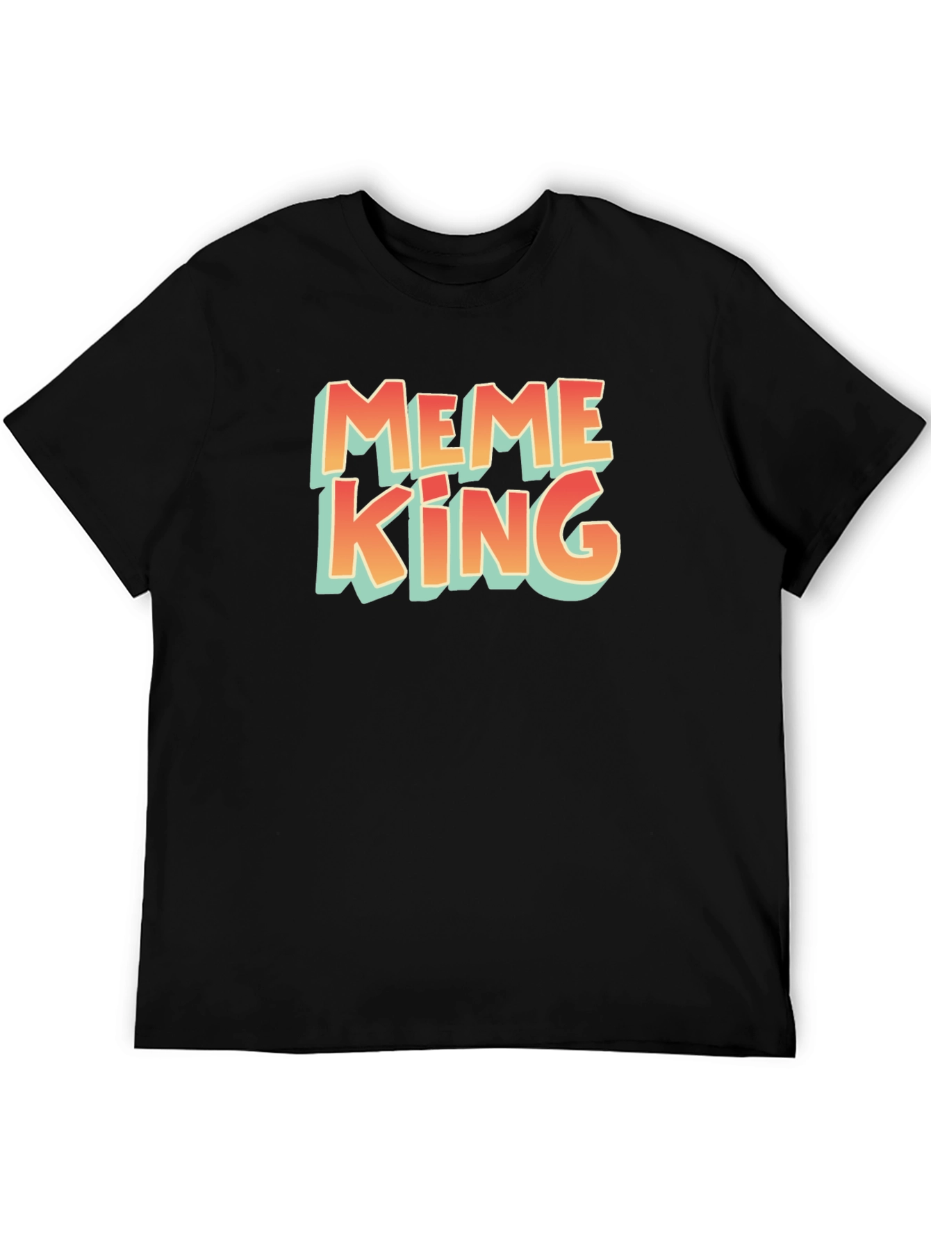 Meme King Black T-Shirt
