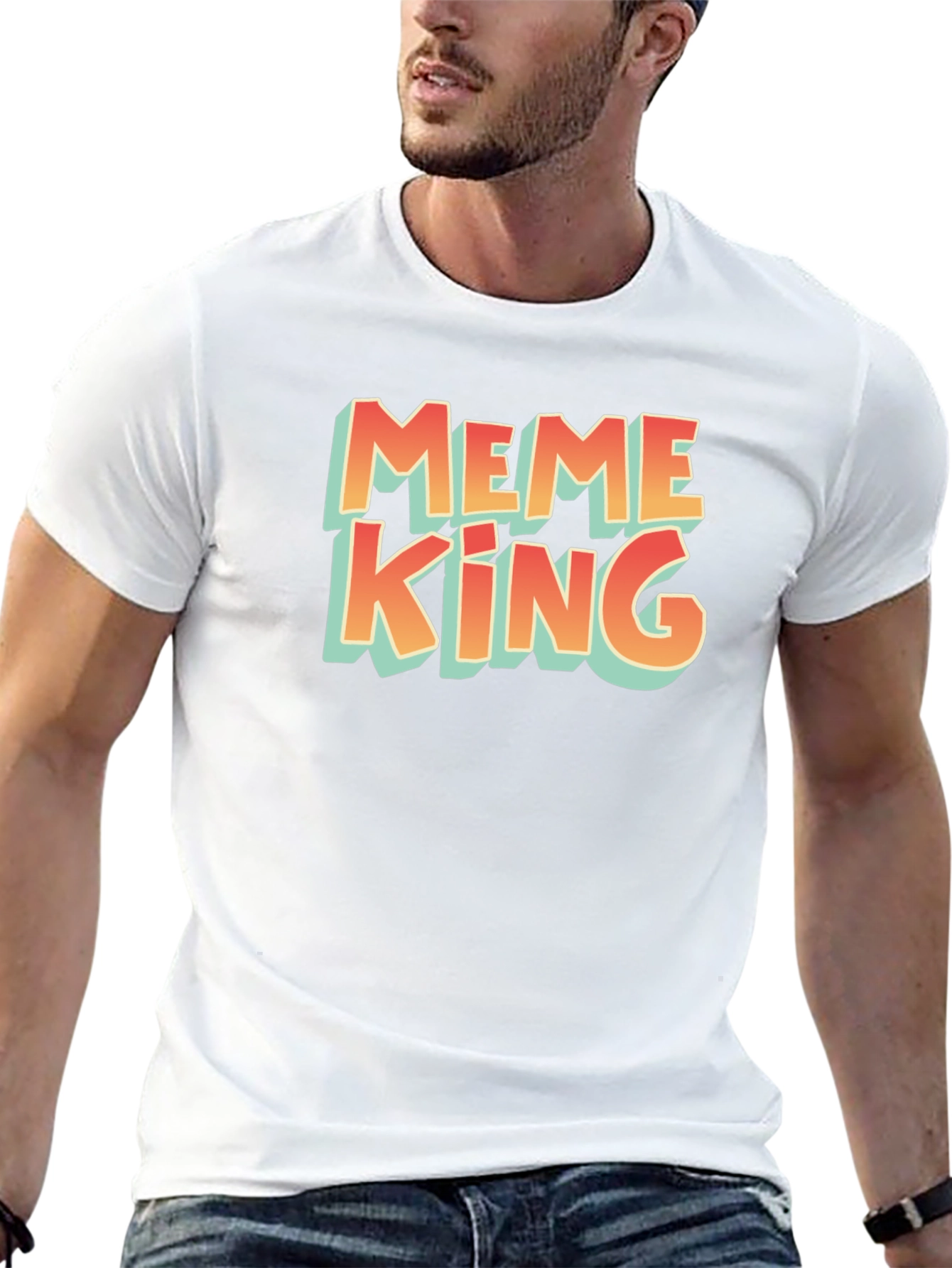 Meme King Black T-Shirt