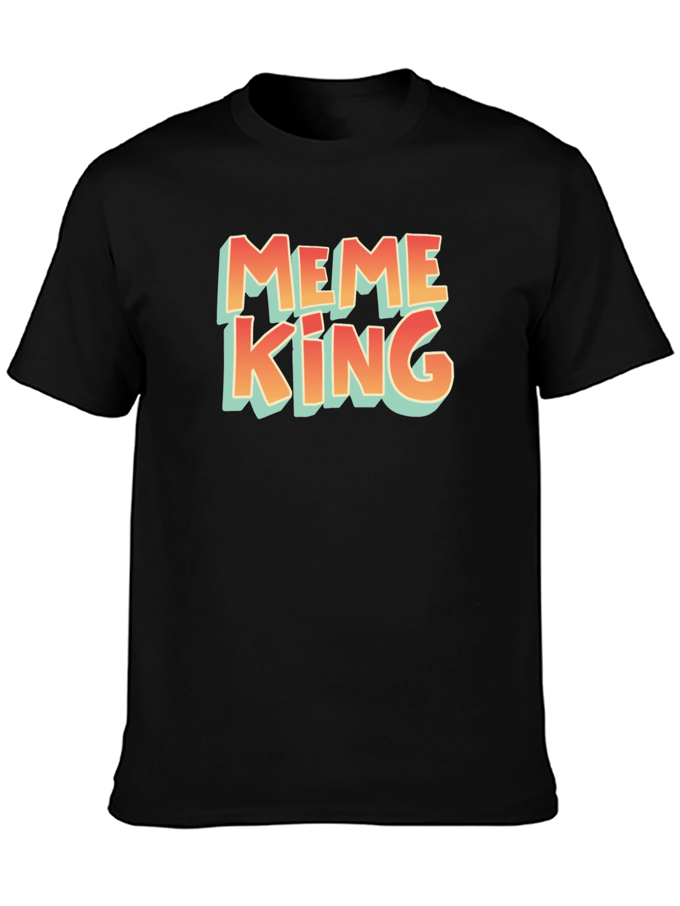 Meme King Black T-Shirt