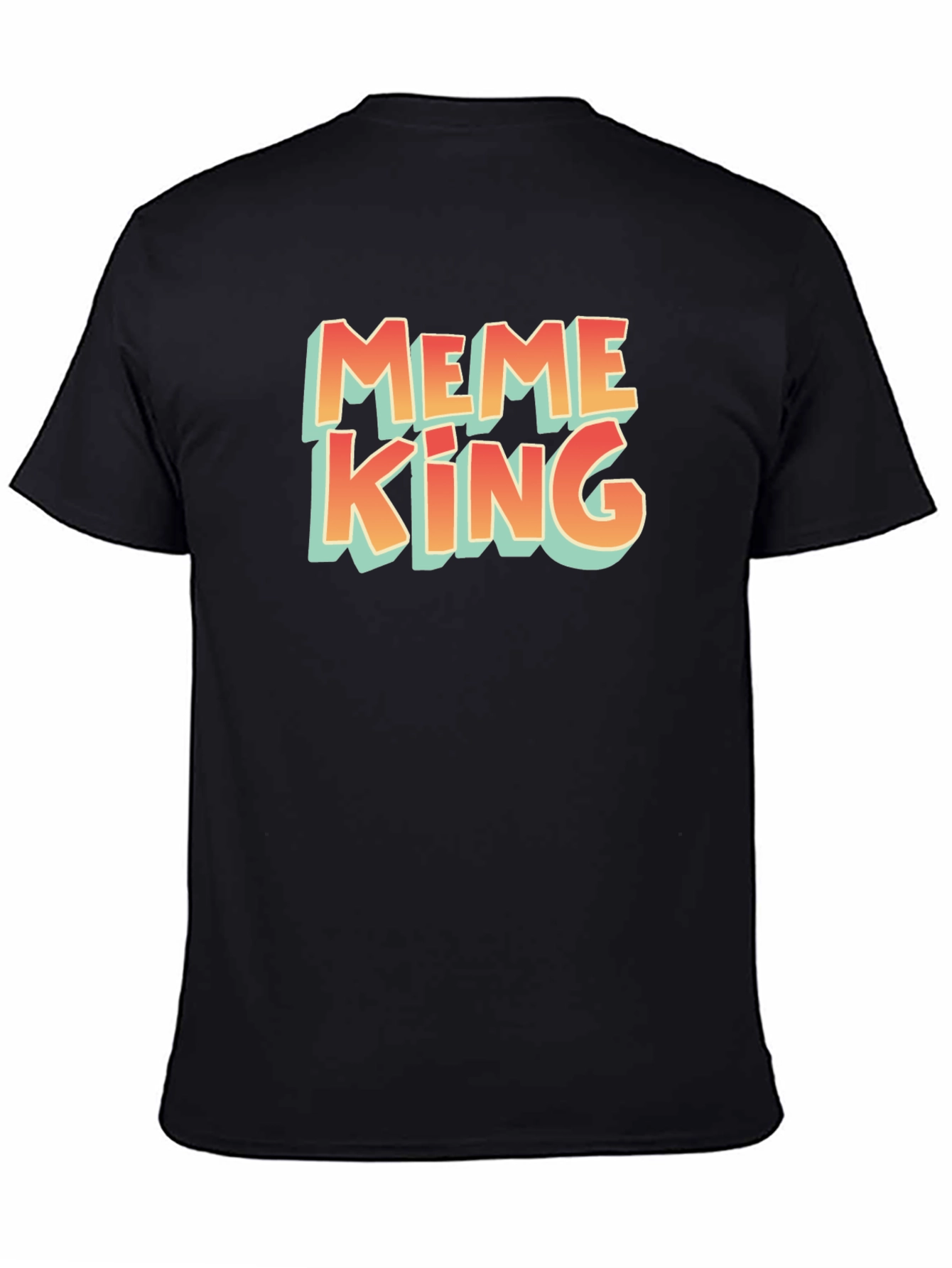 Meme King Black T-Shirt