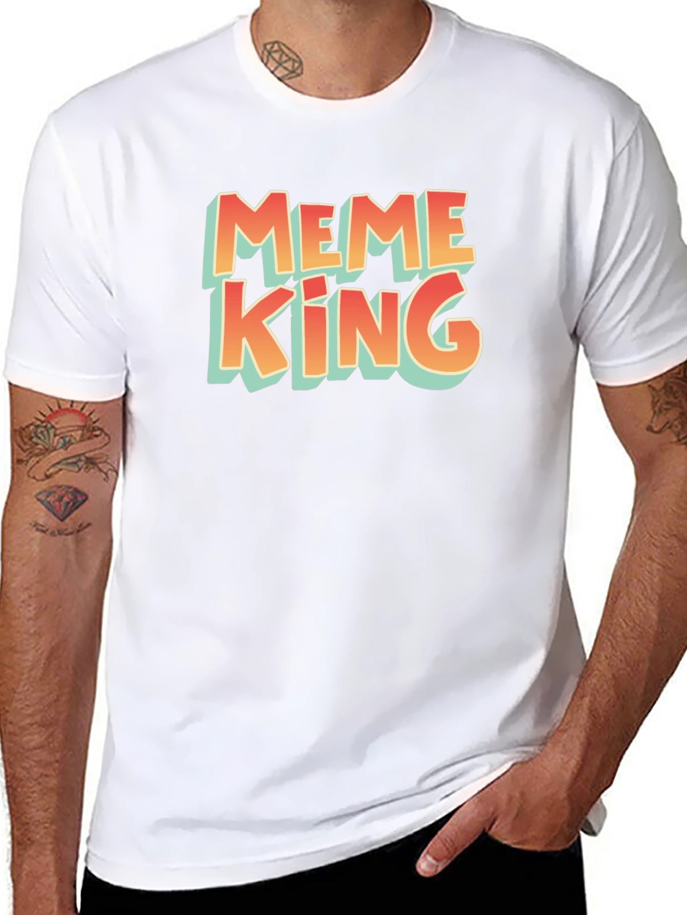 Meme King Black T-Shirt