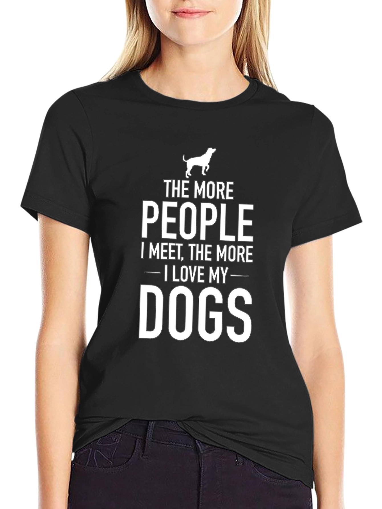 The More I Love Dogs T-Shirt