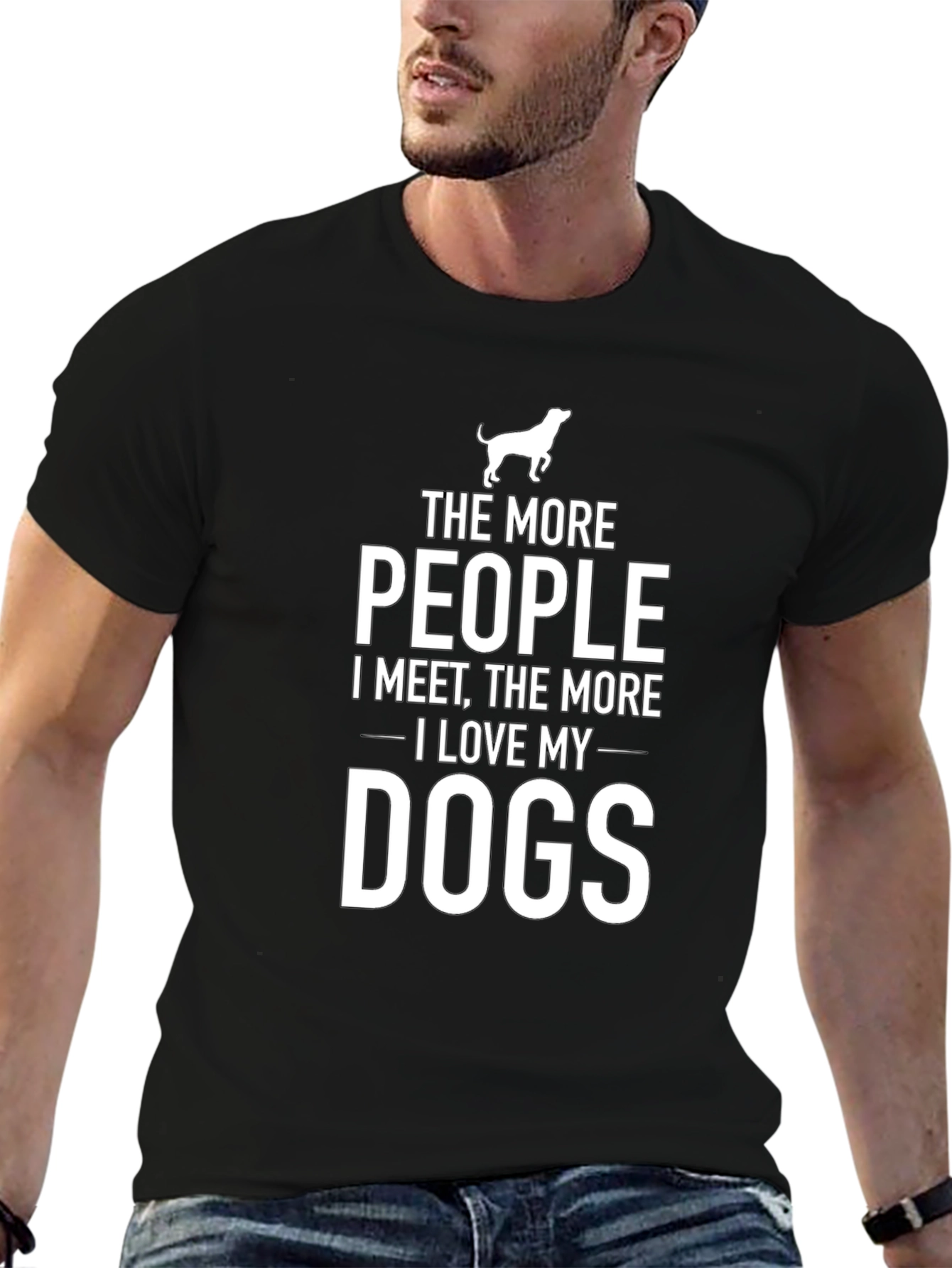 The More I Love Dogs T-Shirt