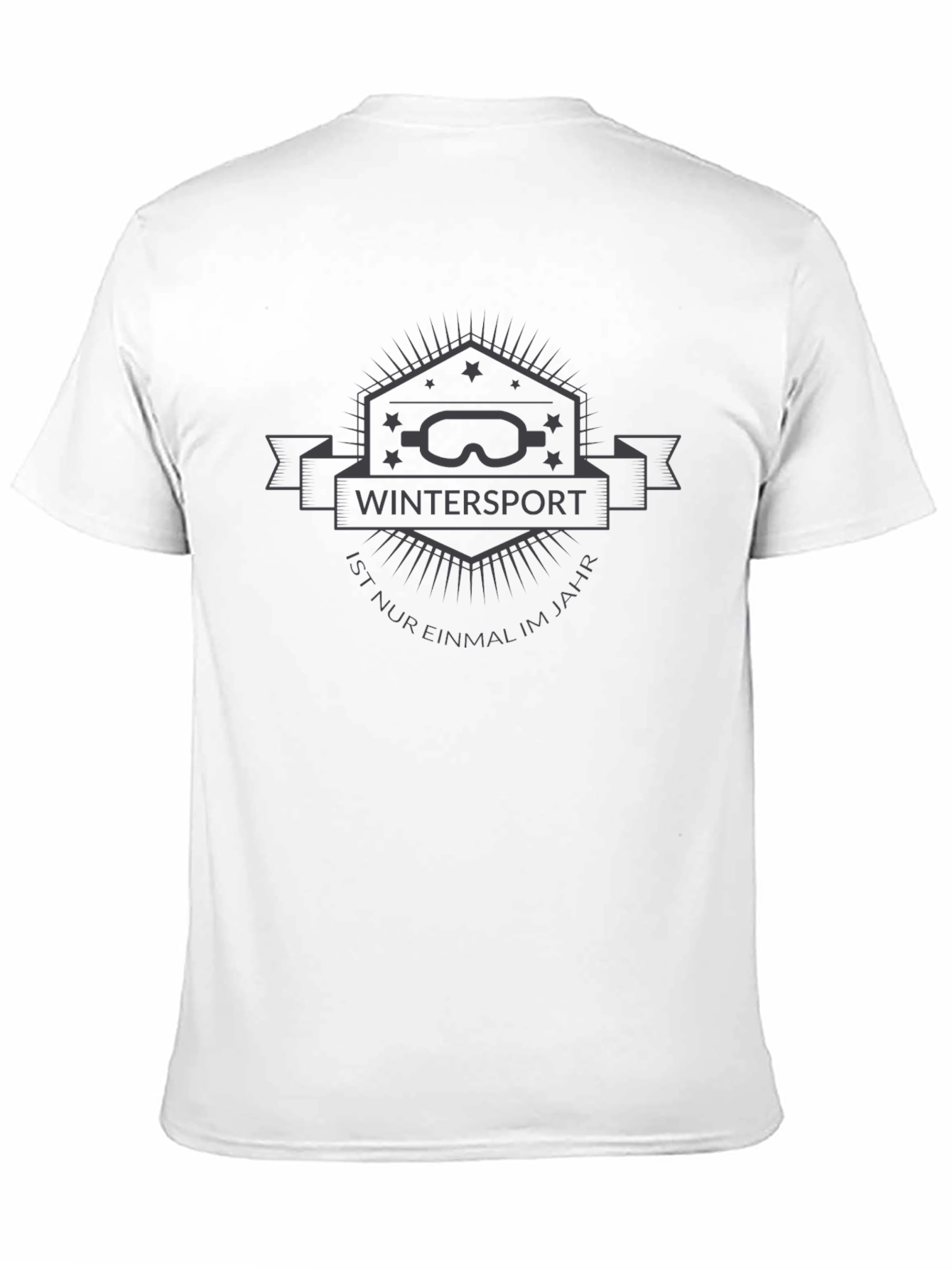 Wintersport T-Shirt: Ski Goggles Graphic Tee