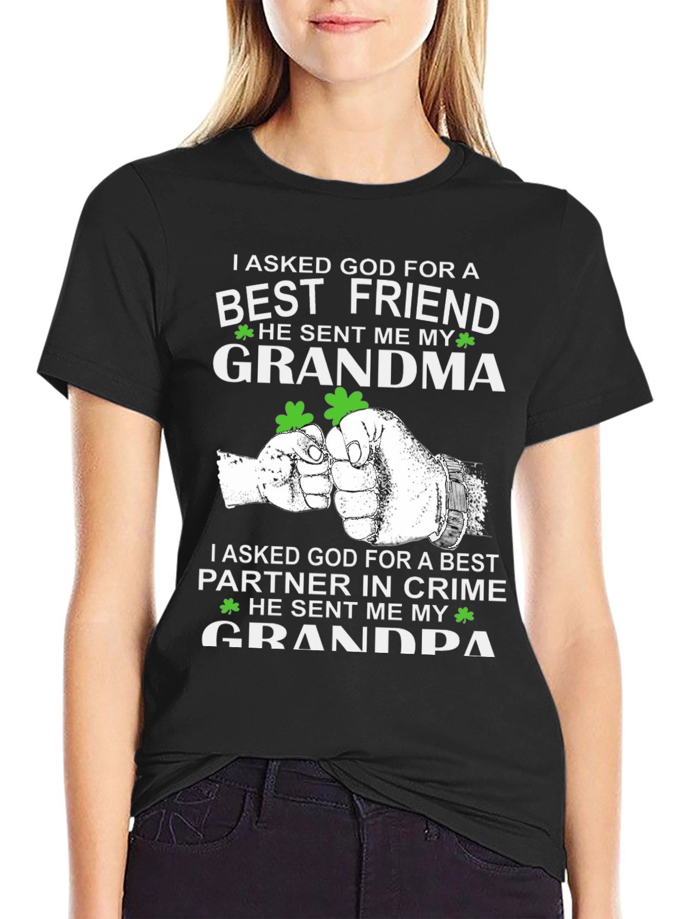 Grandma Grandpa Best Friend T-Shirt
