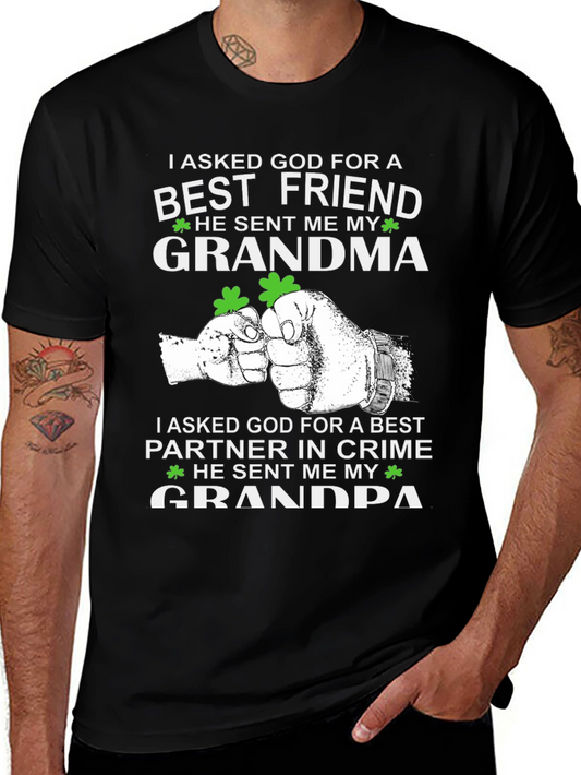 Grandma Grandpa Best Friend T-Shirt