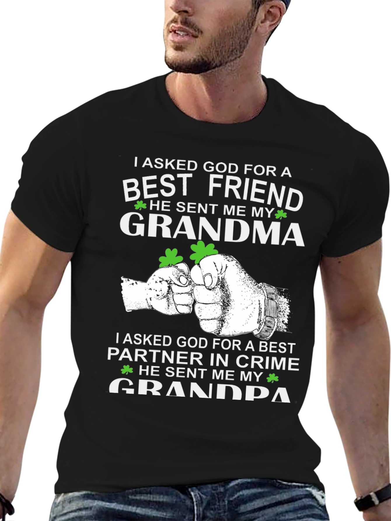 Grandma Grandpa Best Friend T-Shirt