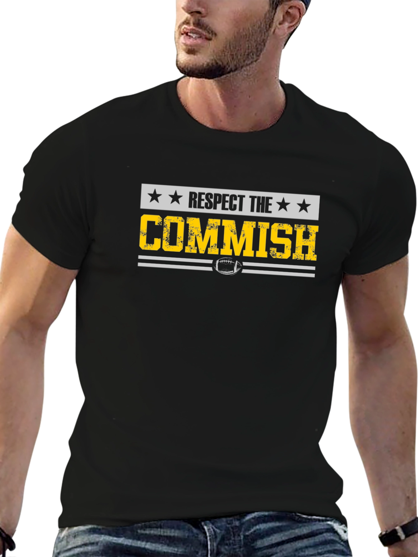Respect the Commish Football T-Shirt
