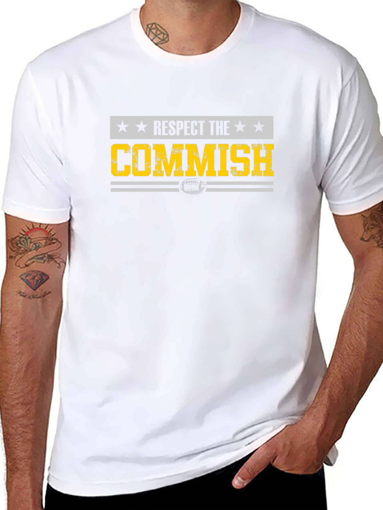 Respect the Commish Football T-Shirt