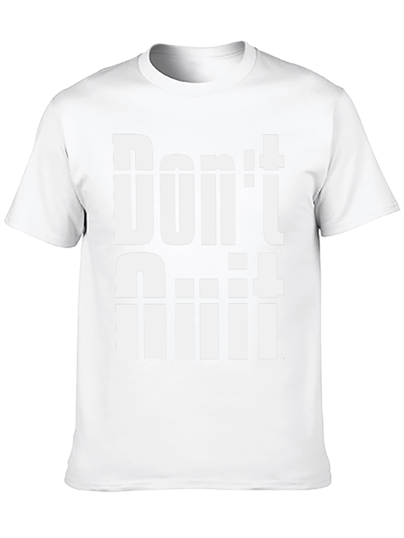 Dont Quit Graphic T-Shirt - Motivational Tee