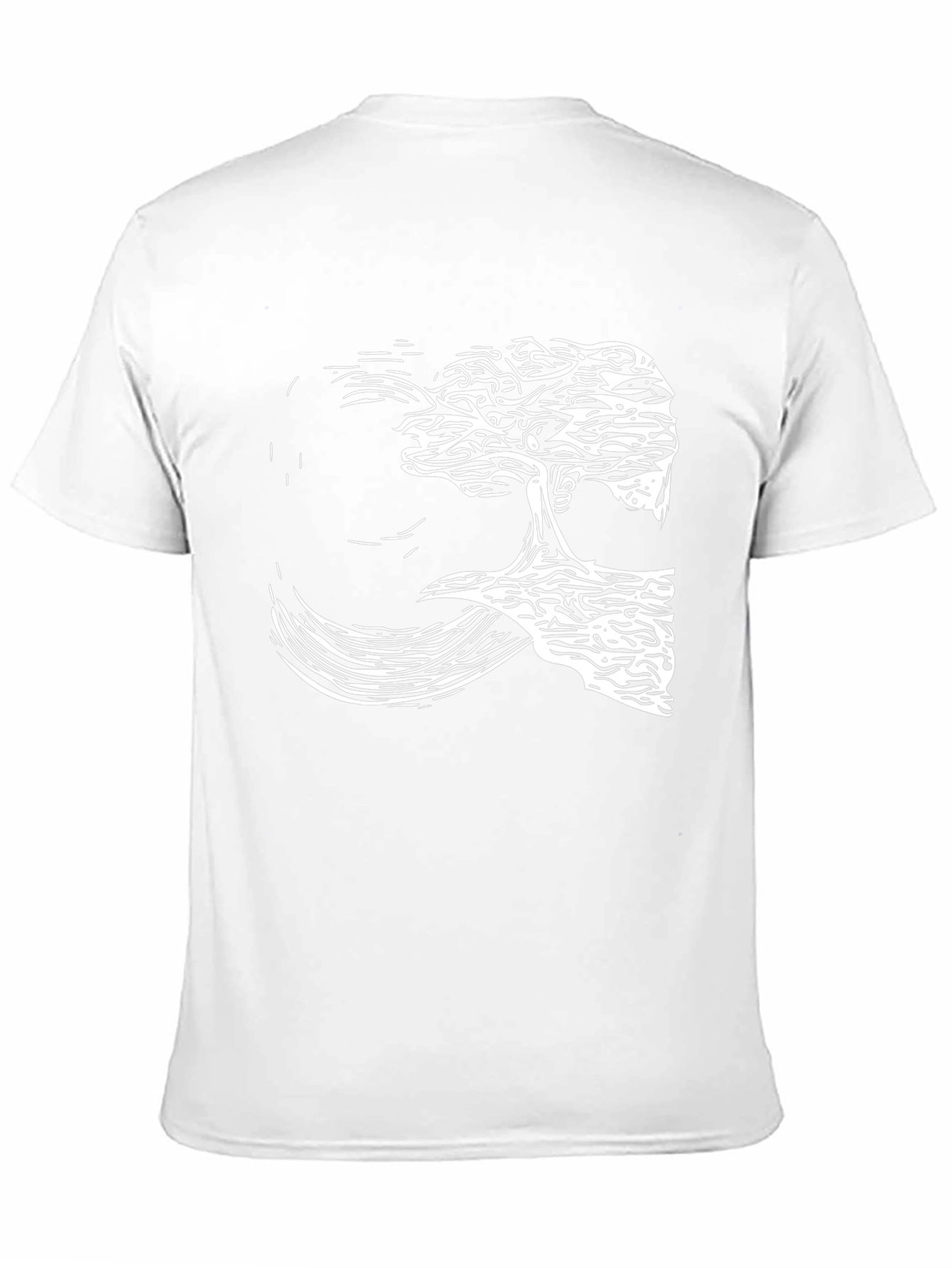 Natures Reflection Black Tee
