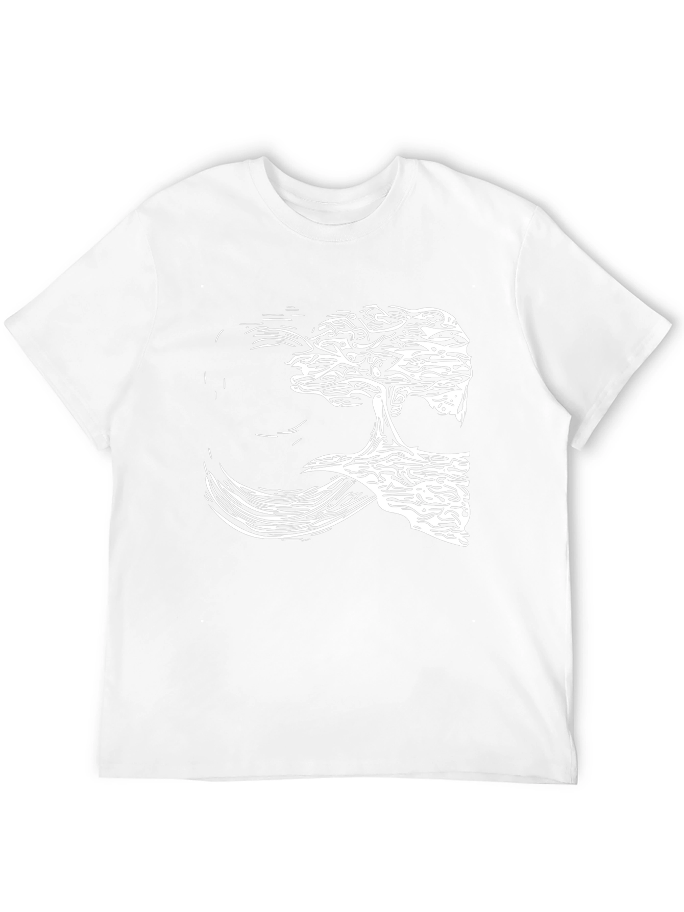 Natures Reflection Black Tee