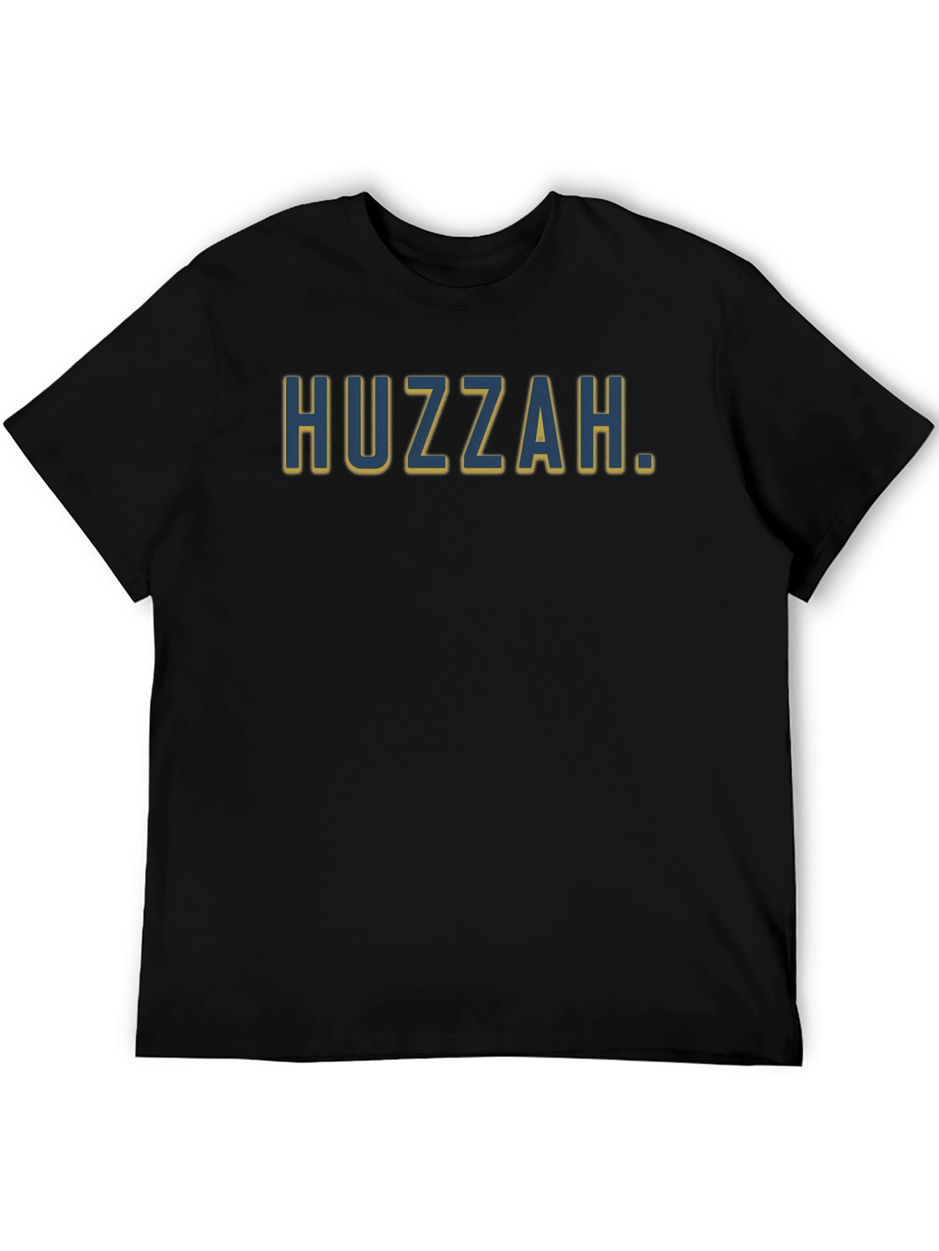 Huzzah Graphic T-Shirt - Stylish Crew Neck Tee