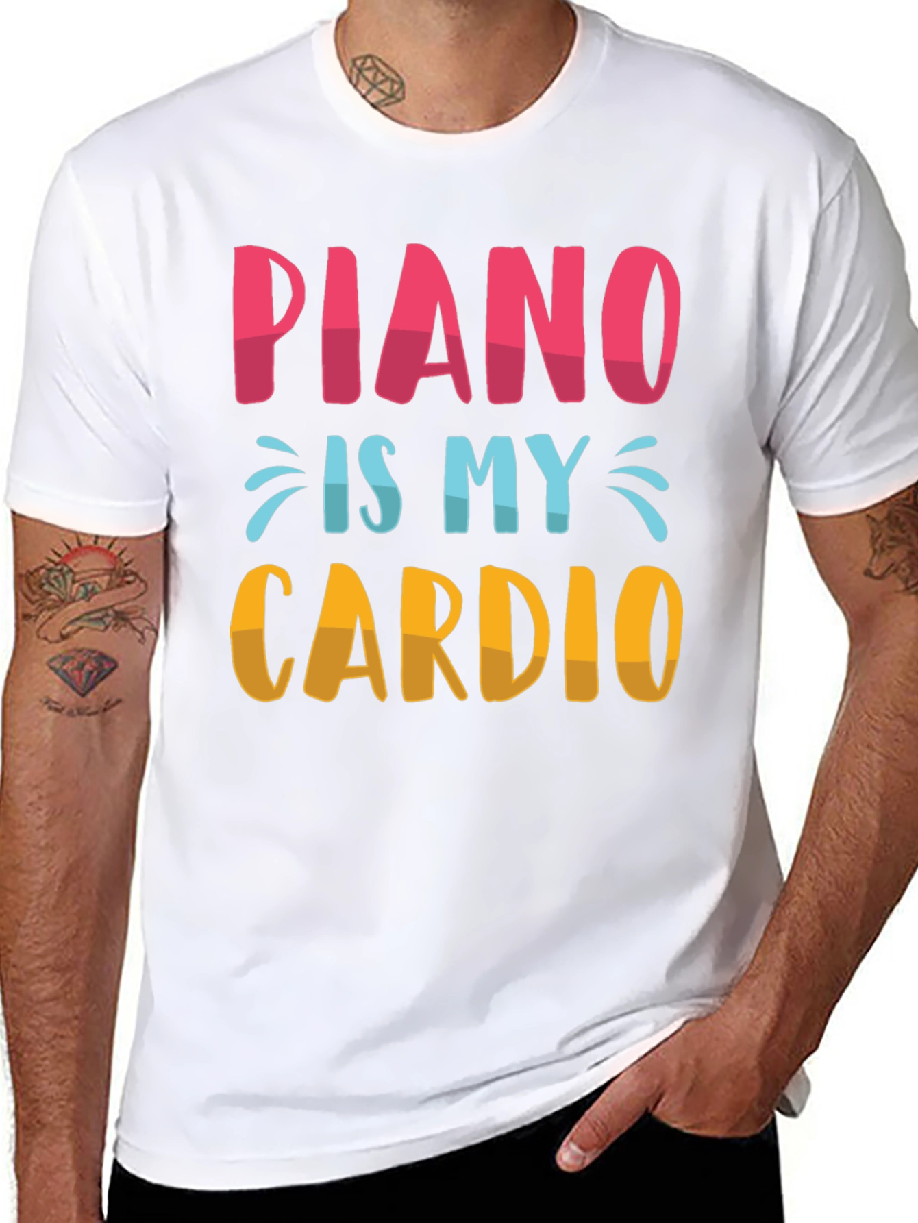 Piano Is My Cardio T-Shirt