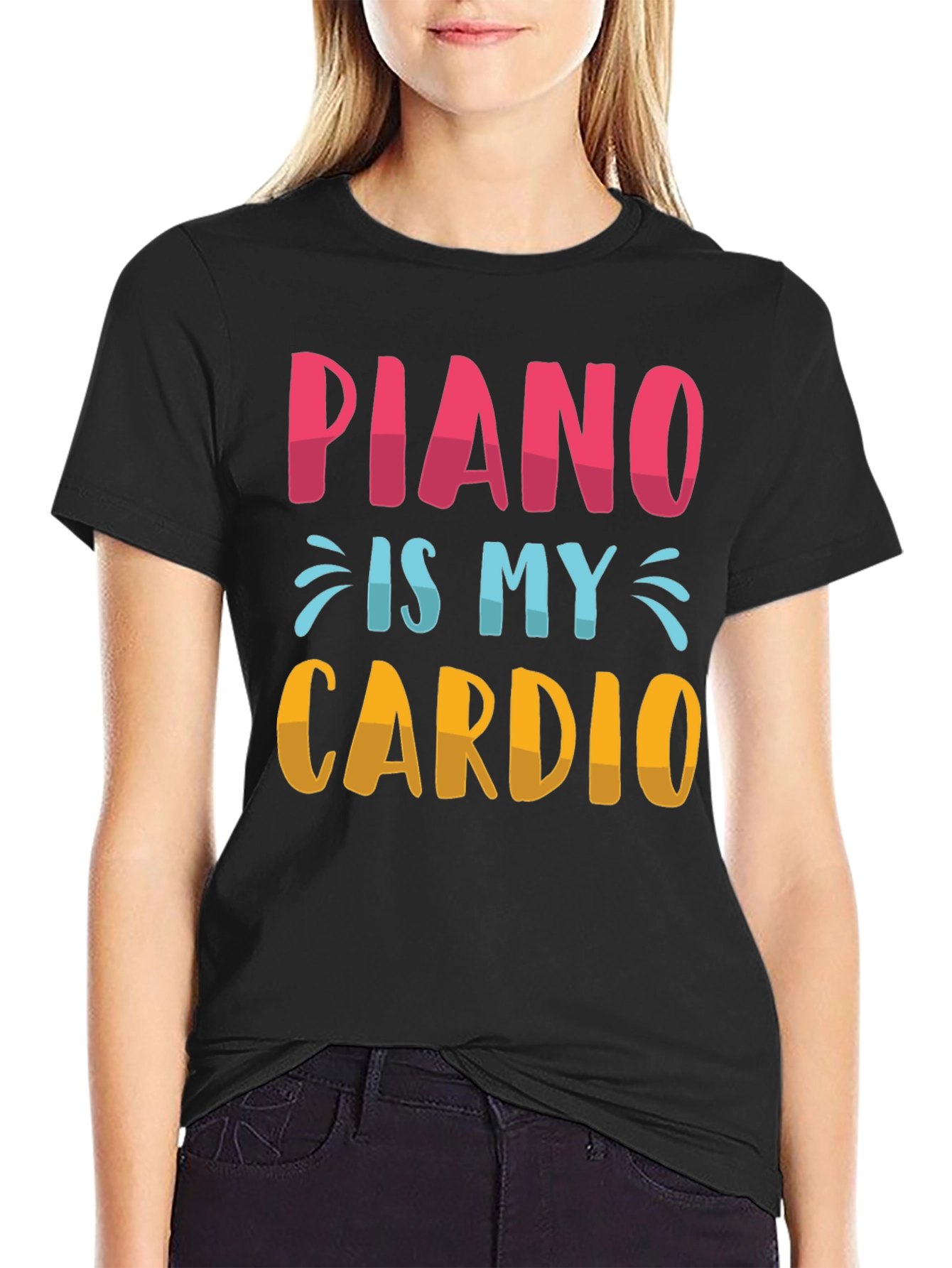 Piano Is My Cardio T-Shirt