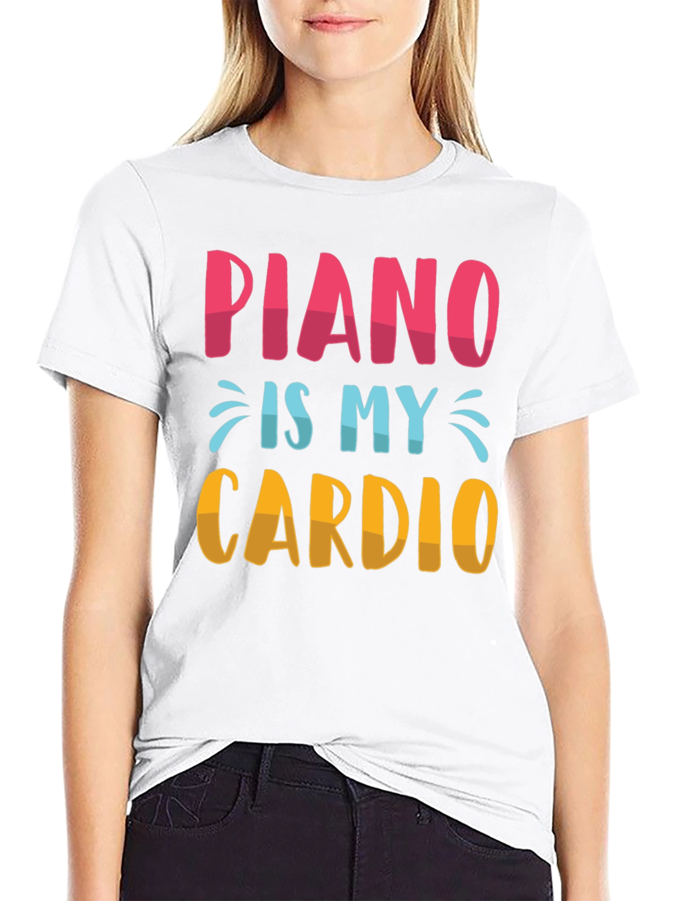 Piano Is My Cardio T-Shirt