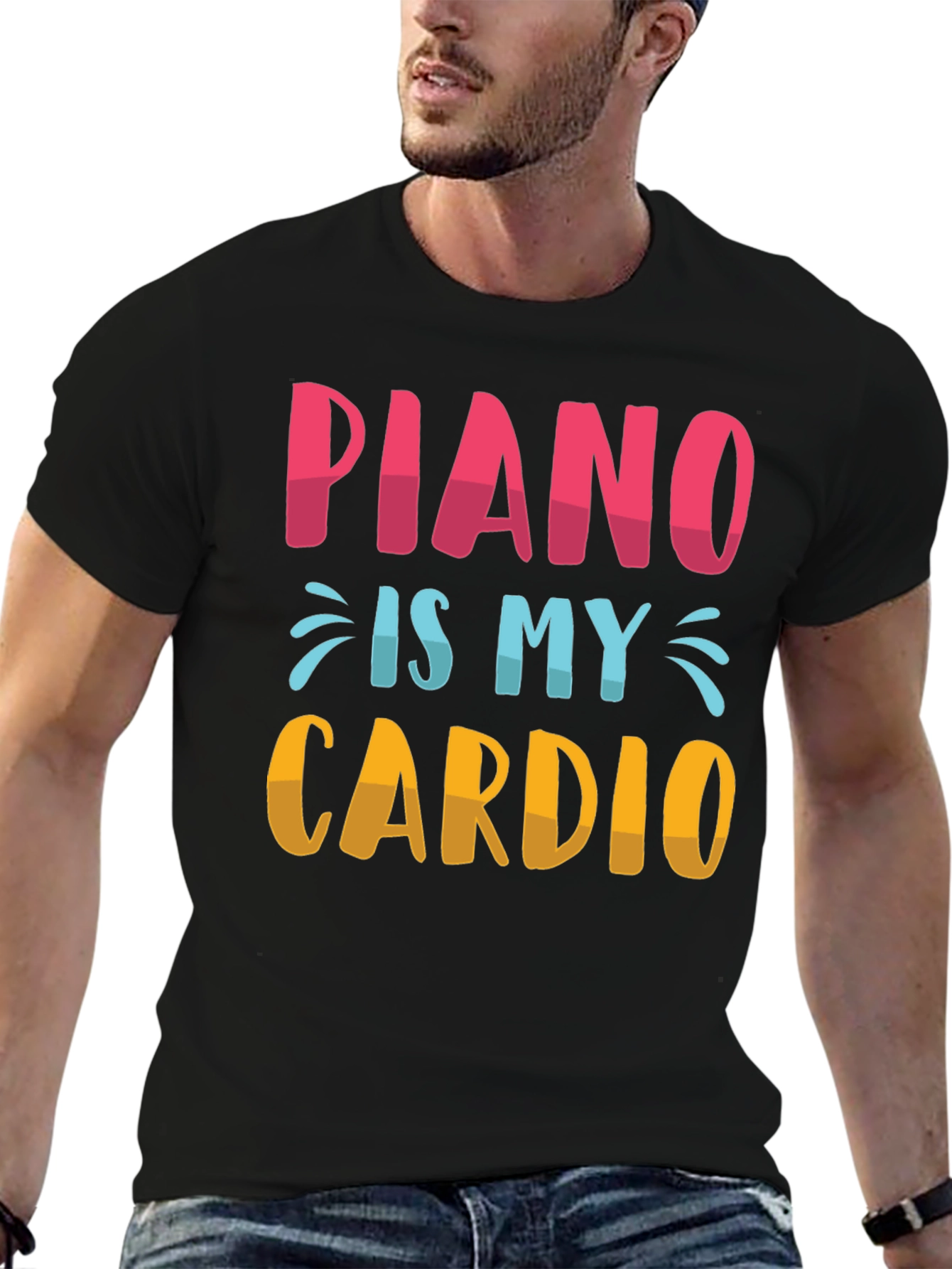 Piano Is My Cardio T-Shirt