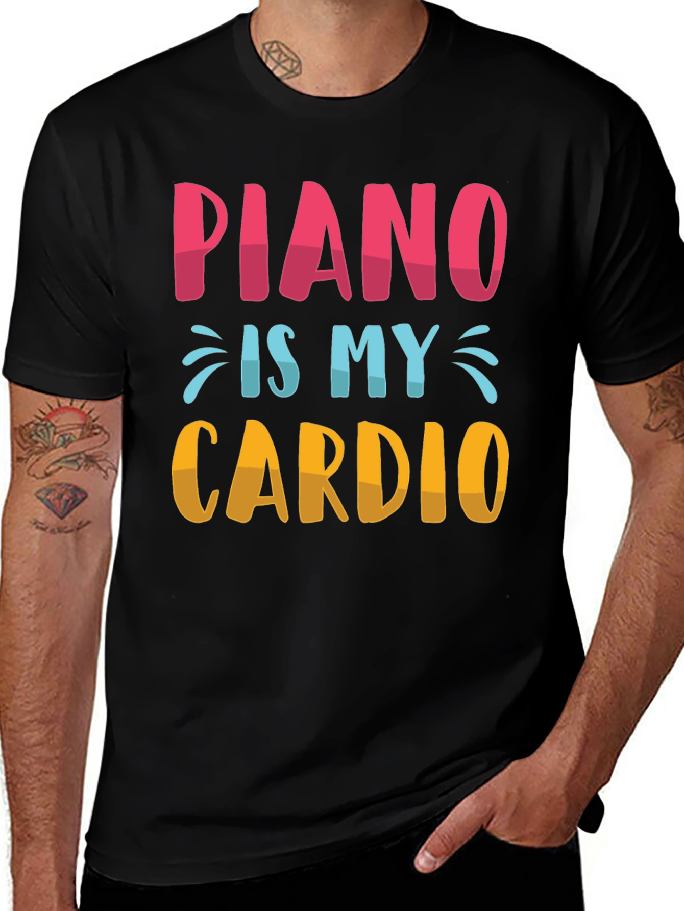 Piano Is My Cardio T-Shirt