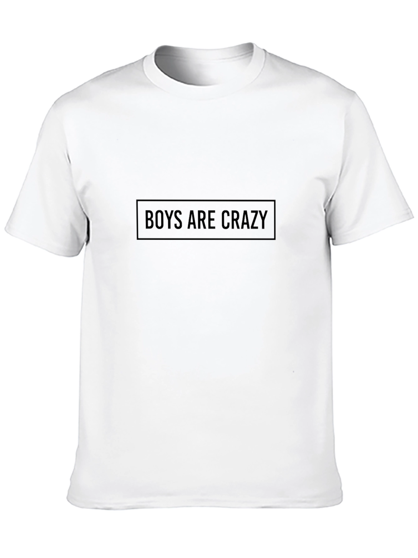 Boys Are Crazy Black T-Shirt
