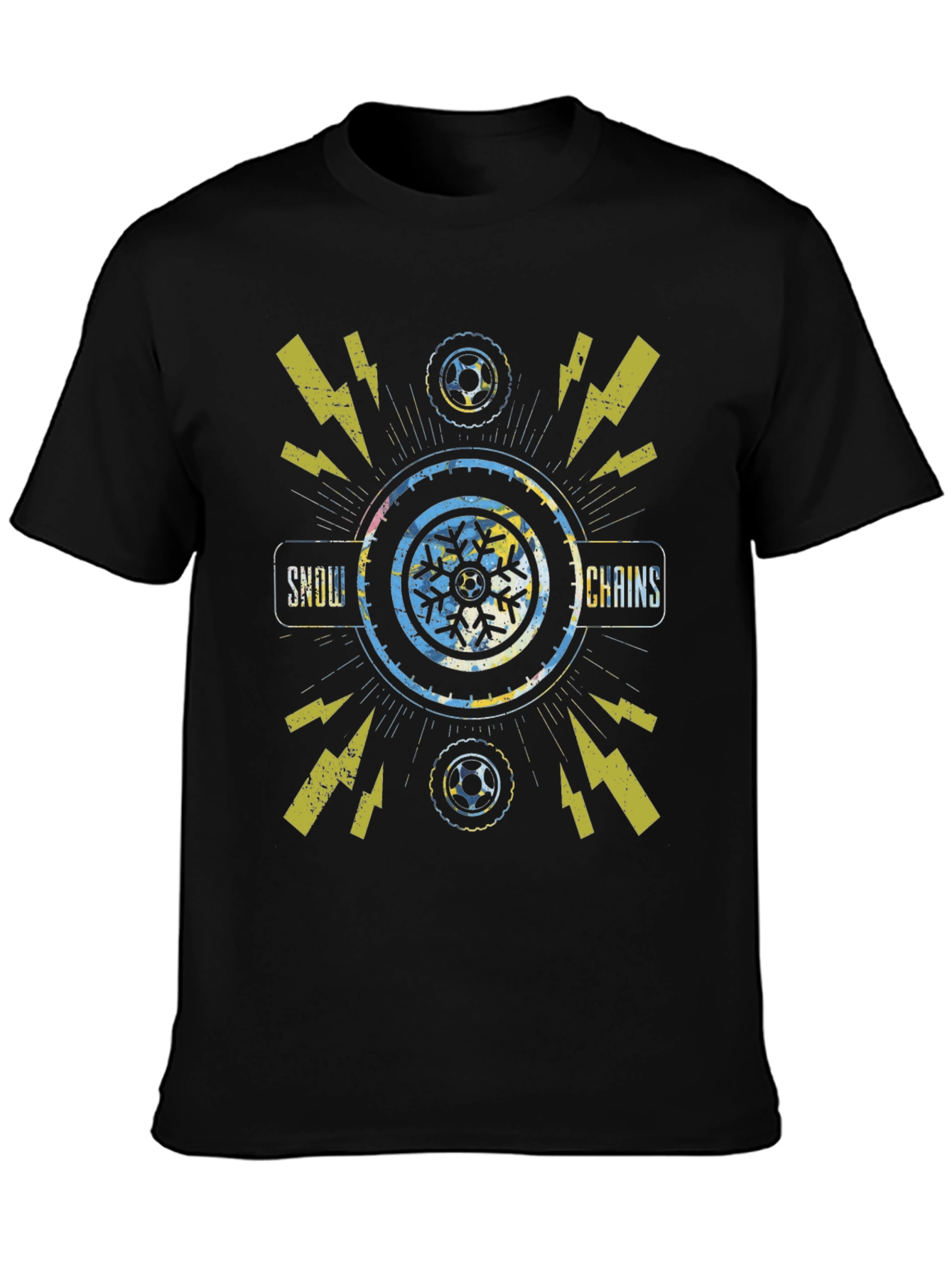 Snow Chains Graphic T-Shirt