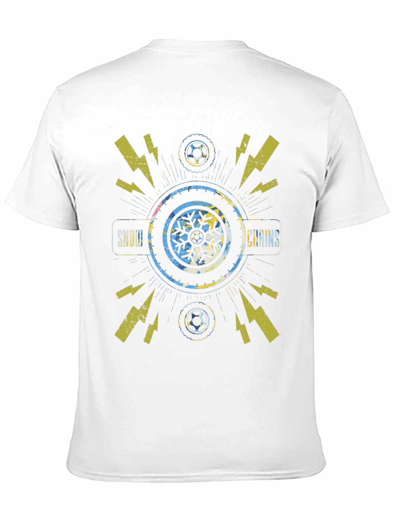 Snow Chains Graphic T-Shirt