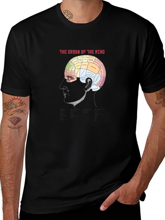 Brain Map T-Shirt - The Organ of the Mind