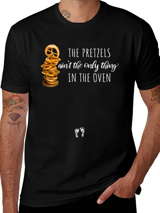 Funny Pregnancy Announcement Pretzel T-Shirt
