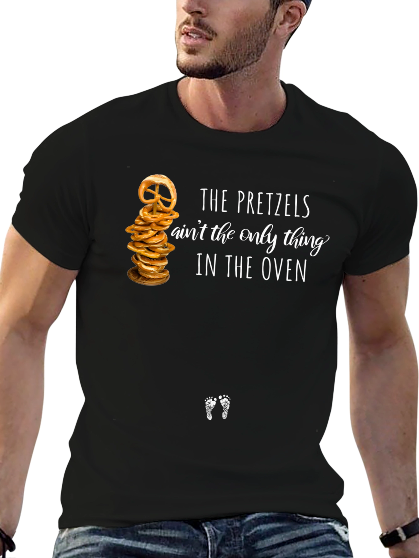 Funny Pregnancy Announcement Pretzel T-Shirt