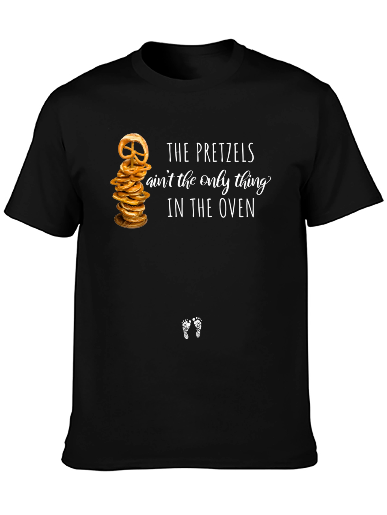 Funny Pregnancy Announcement Pretzel T-Shirt
