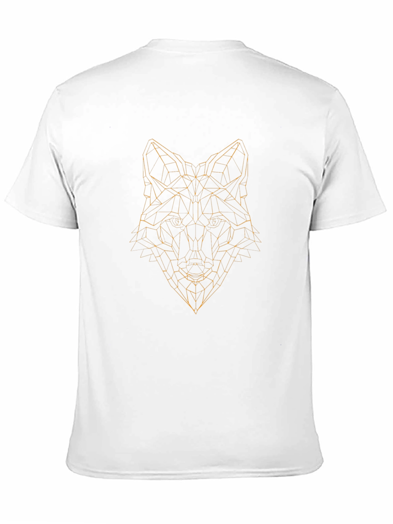Geometric Wolf Graphic Tee - Modern Style