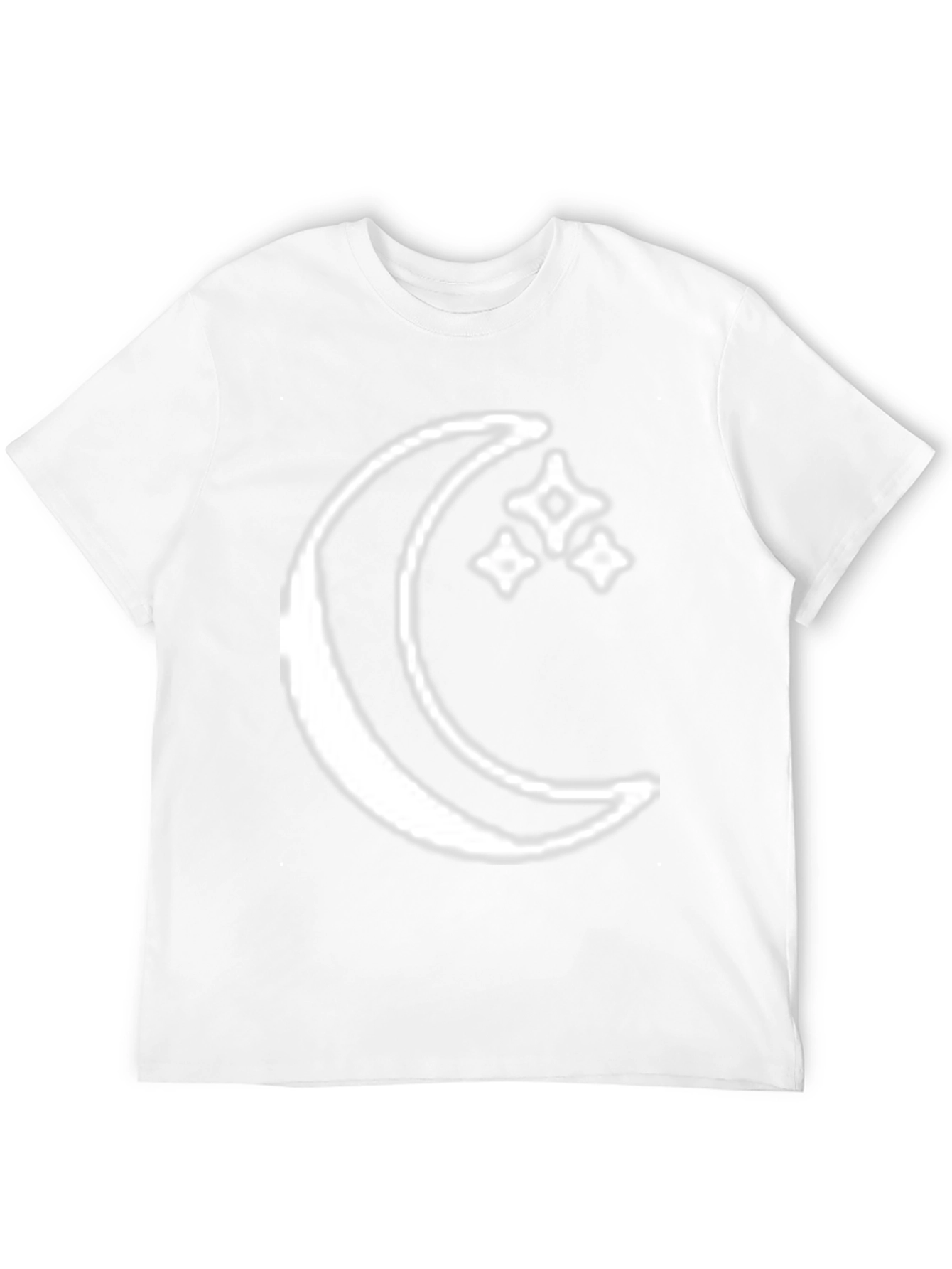 Moon & Stars Graphic Tee - Celestial Black T-Shirt