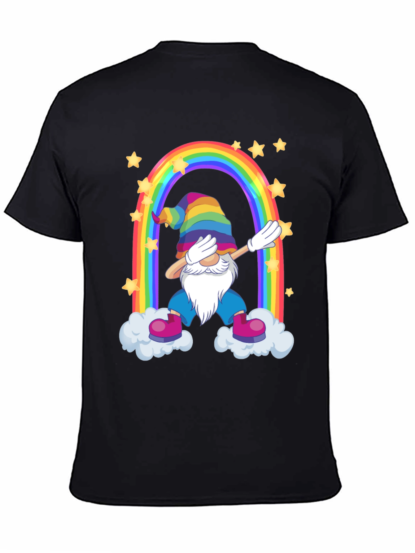 Rainbow Gnome Dab T-Shirt