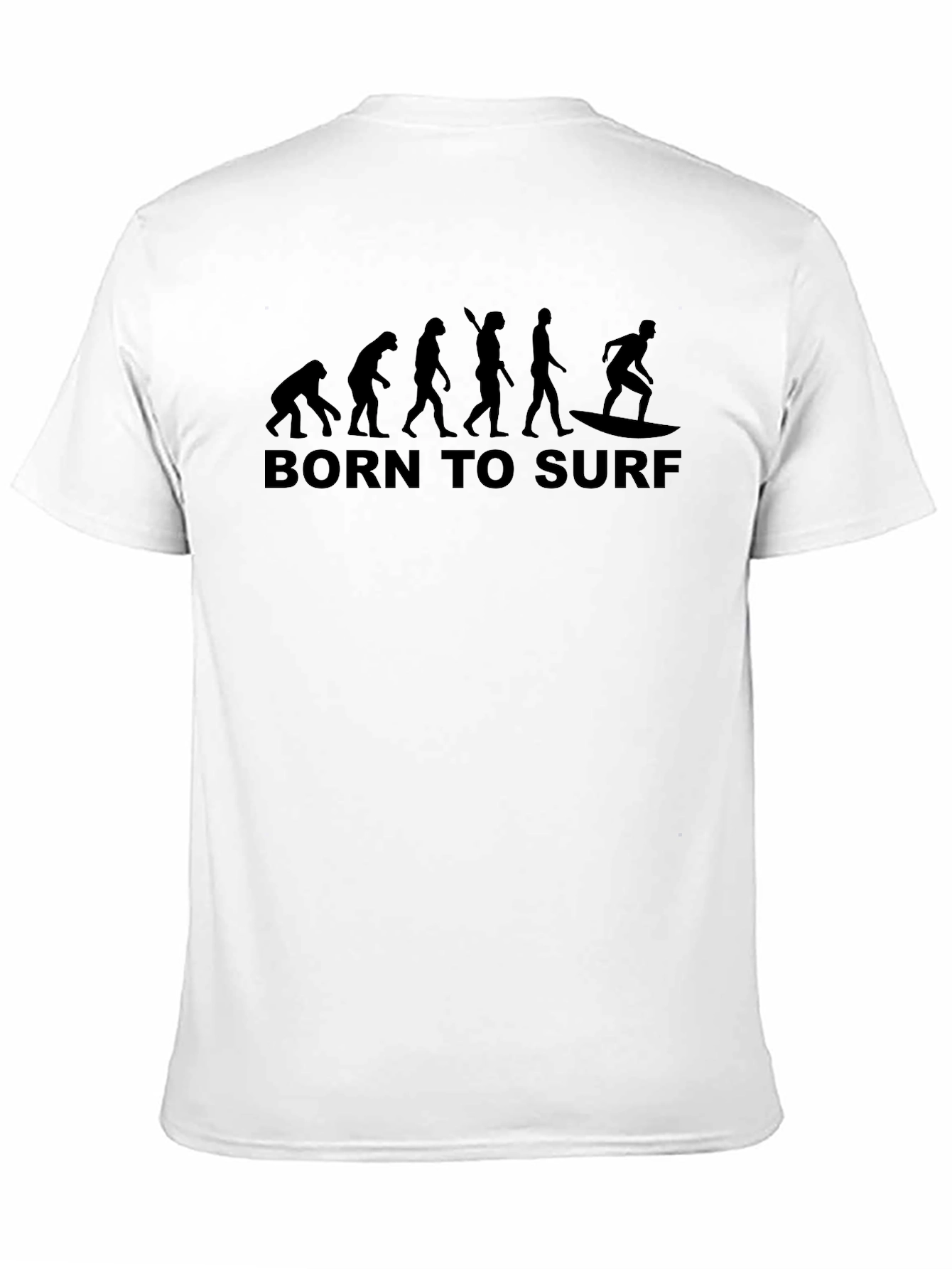 Born to Surf Evolution T-Shirt - Black