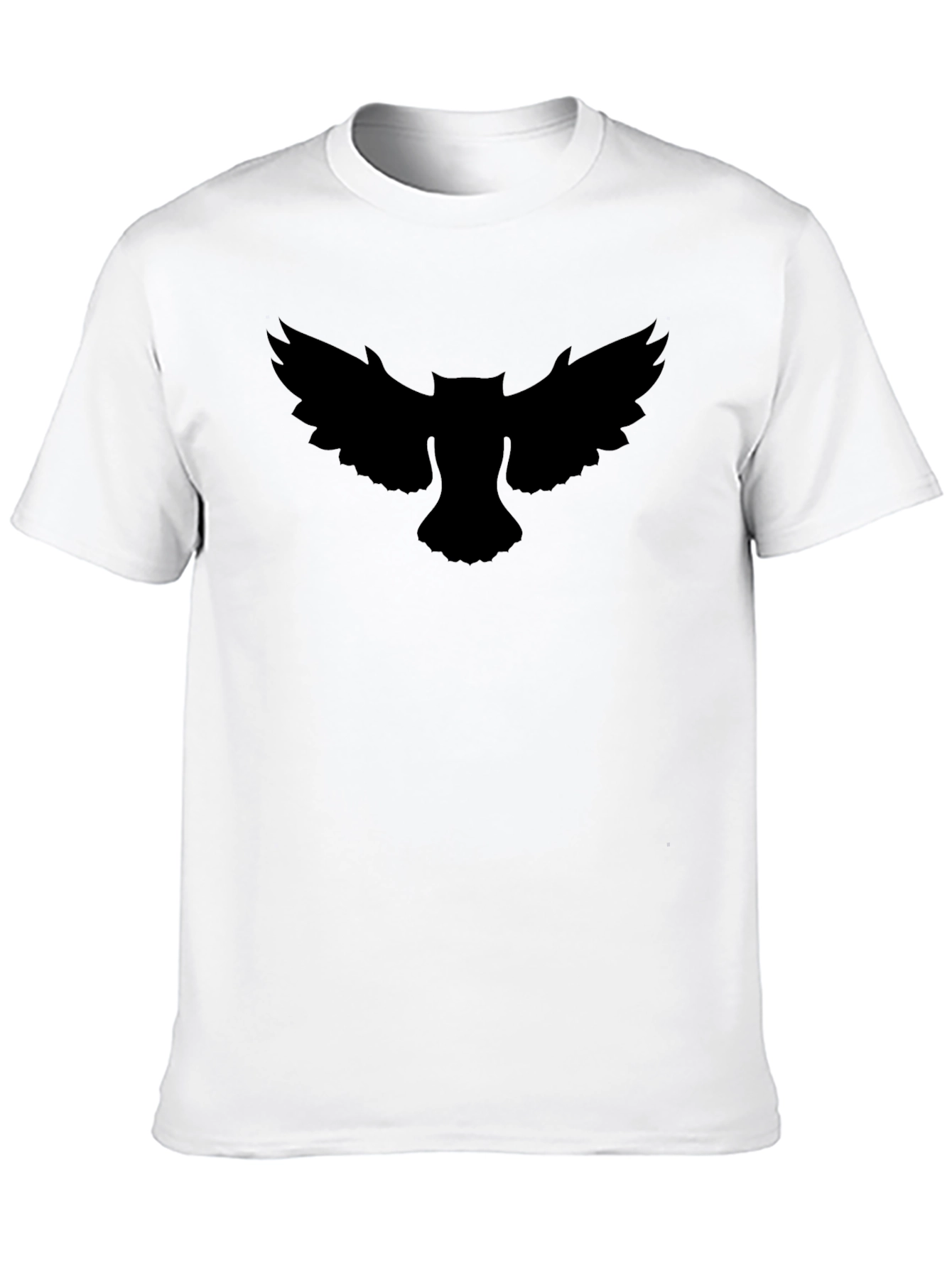 Mens Black Owl Graphic Tee - Cool & Stylish