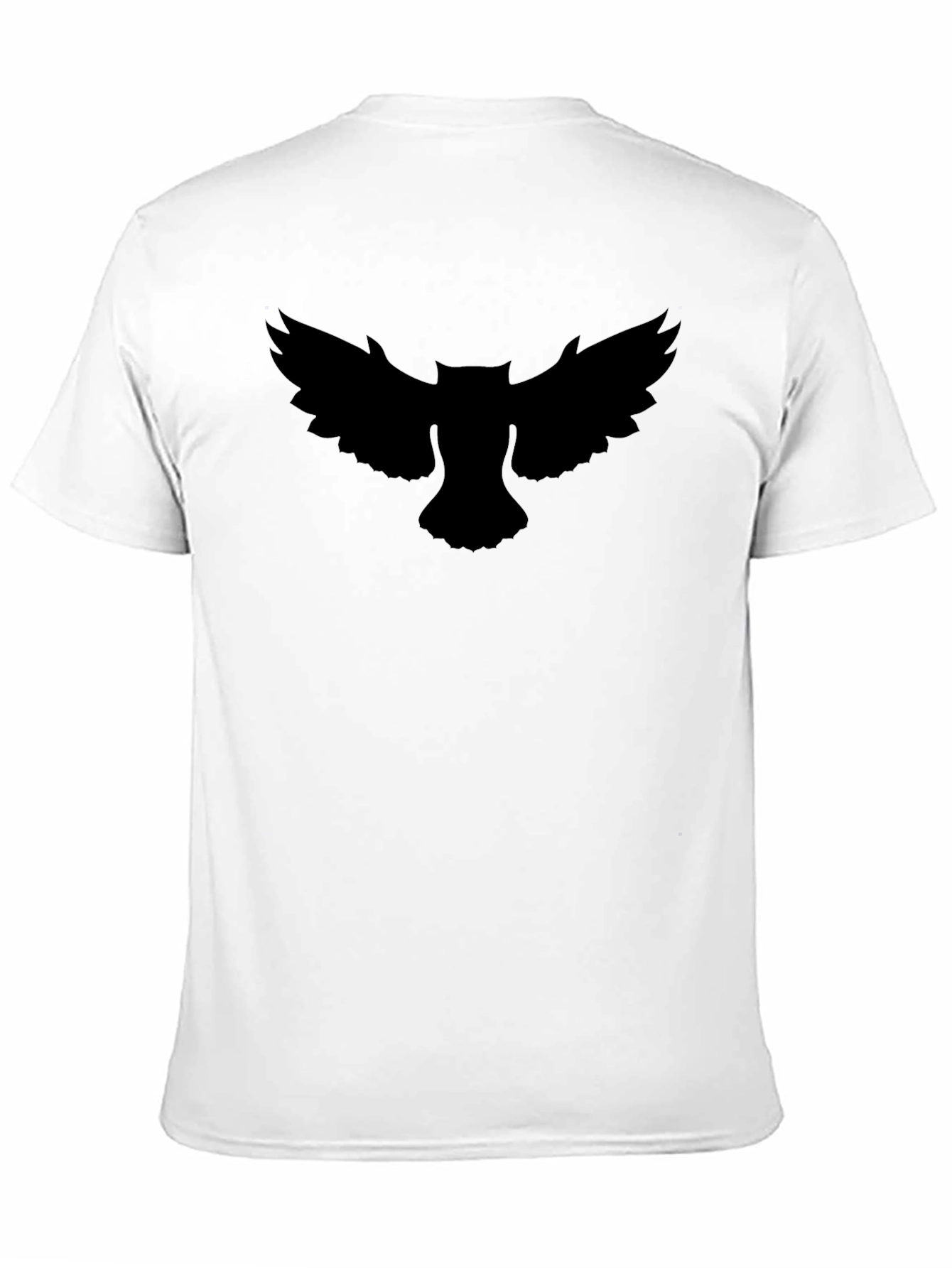 Mens Black Owl Graphic Tee - Cool & Stylish