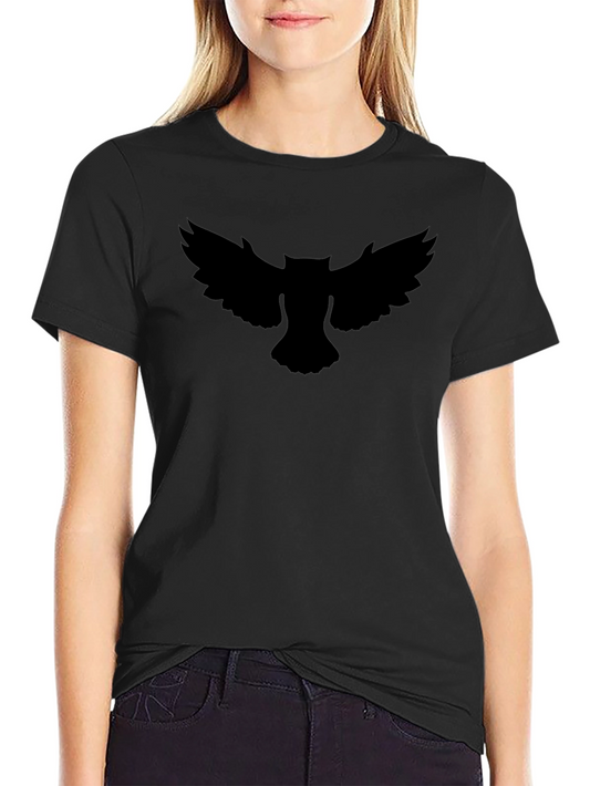 Mens Black Owl Graphic Tee - Cool & Stylish