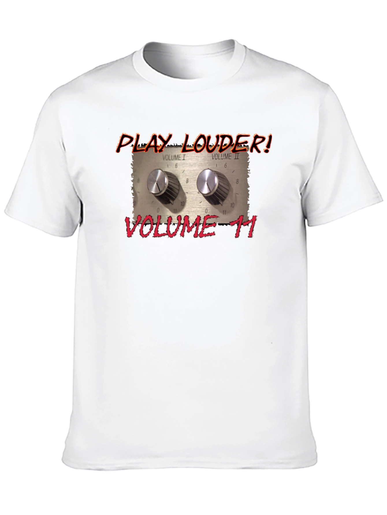 Play Louder Volume 11 T-Shirt - Black