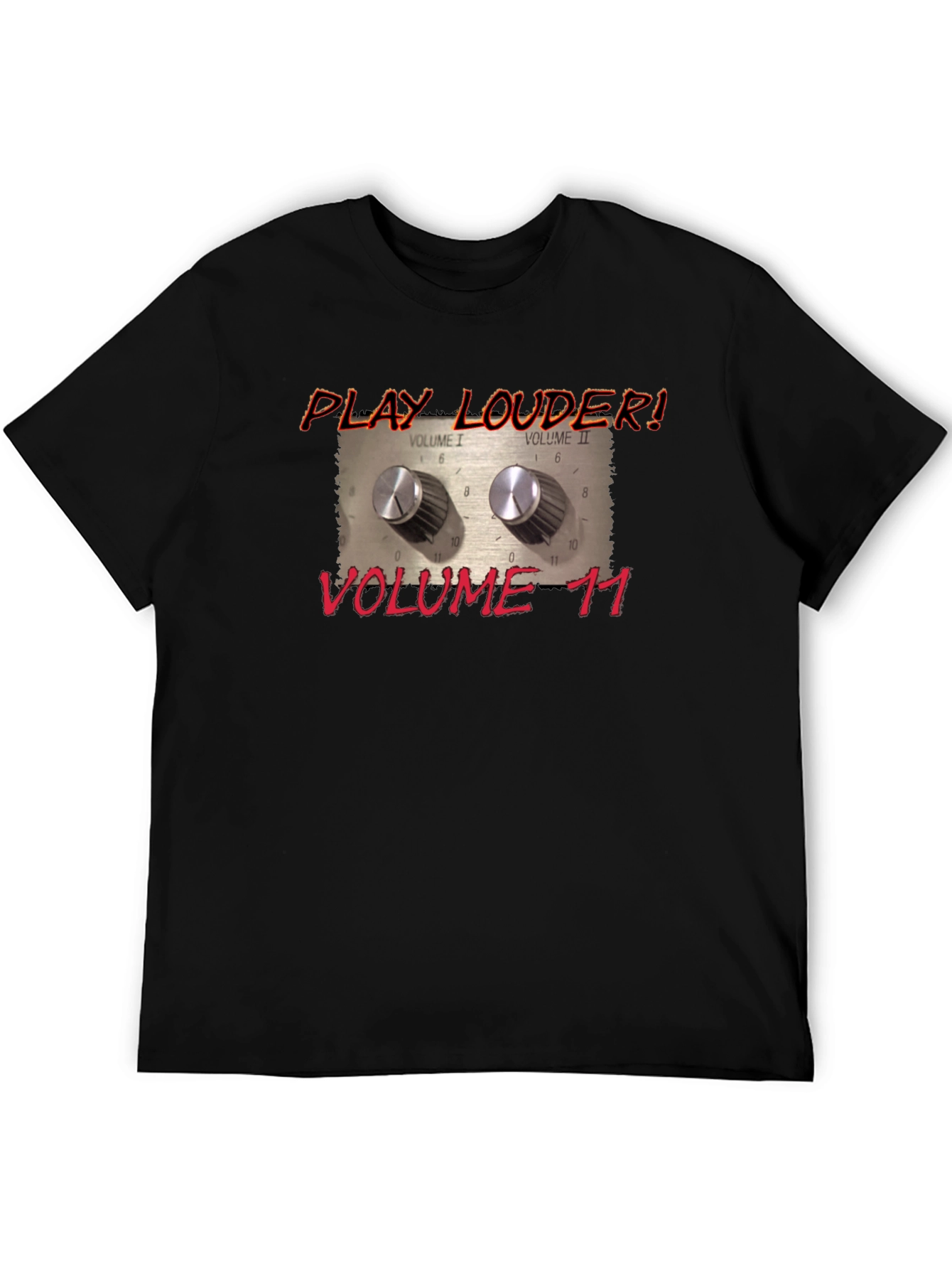 Play Louder Volume 11 T-Shirt - Black