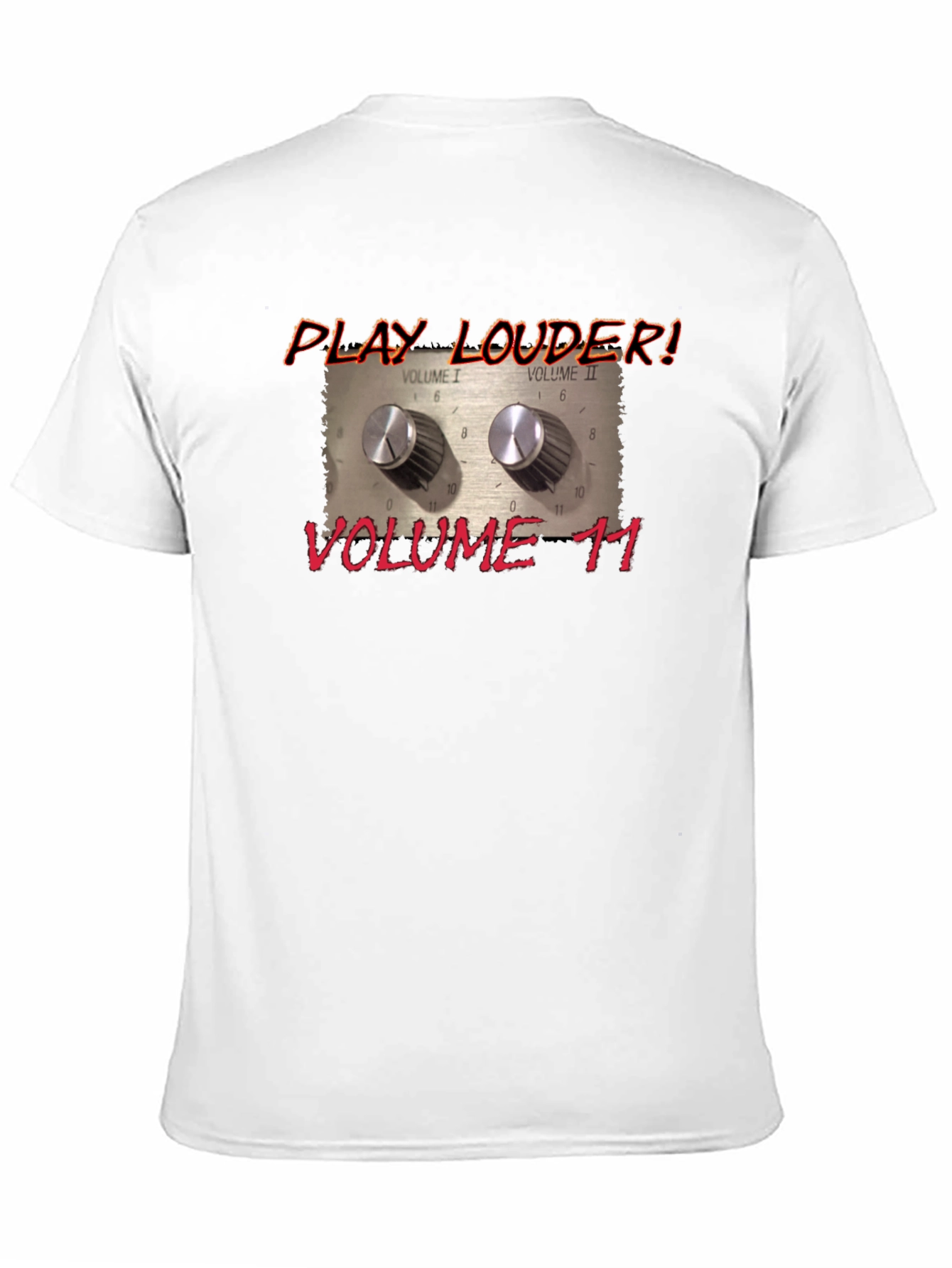 Play Louder Volume 11 T-Shirt - Black