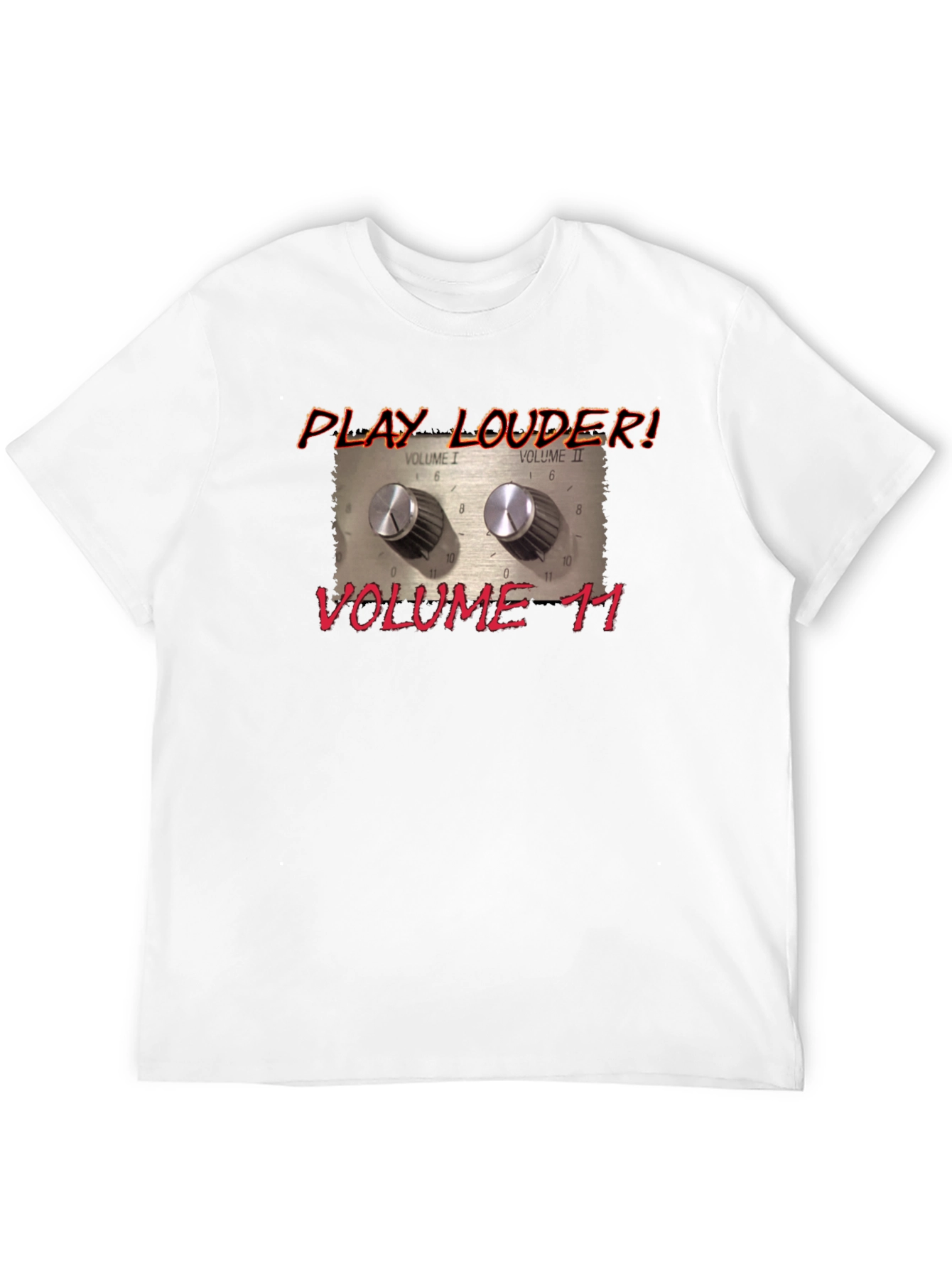 Play Louder Volume 11 T-Shirt - Black