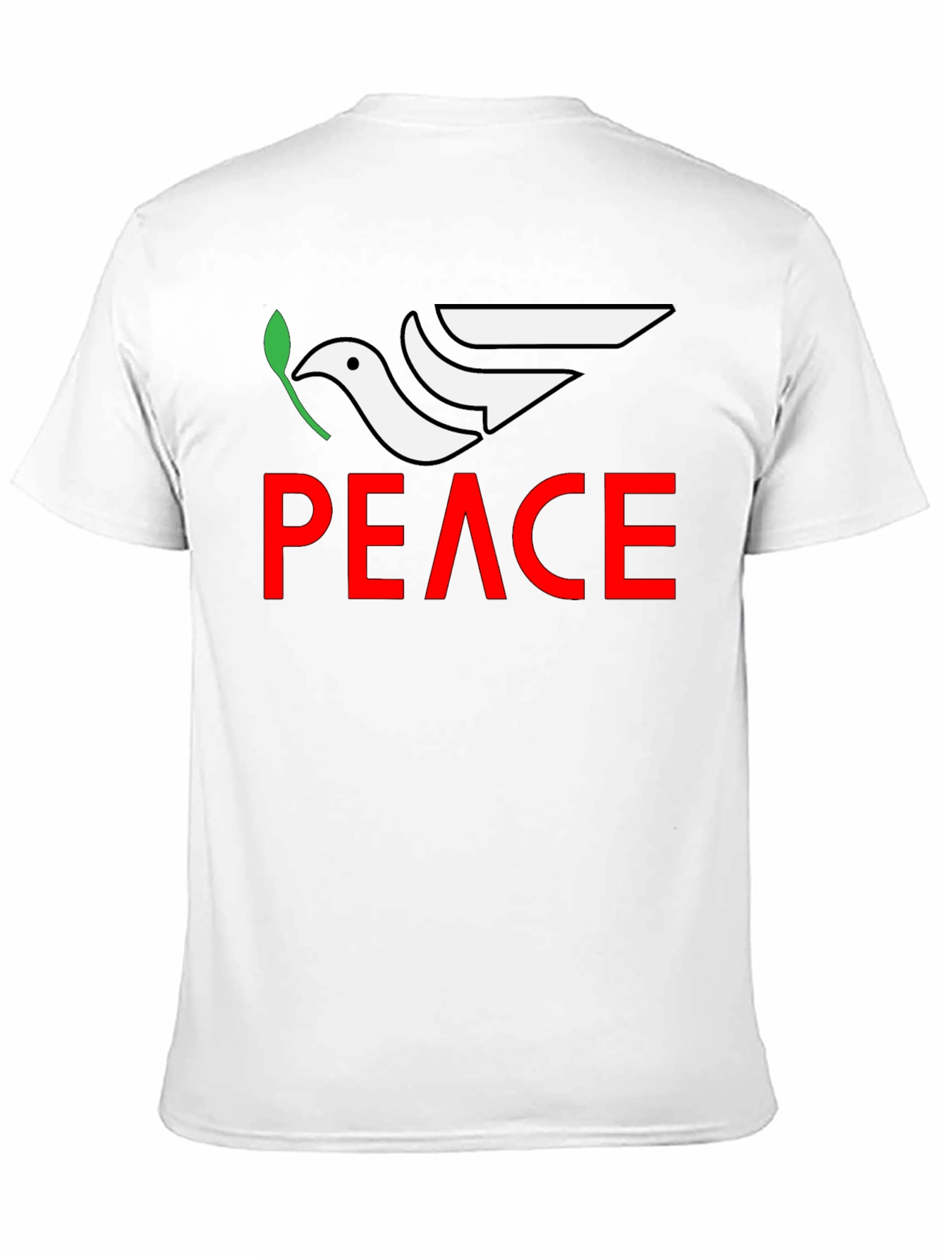 Peace Dove Graphic Tee - Black