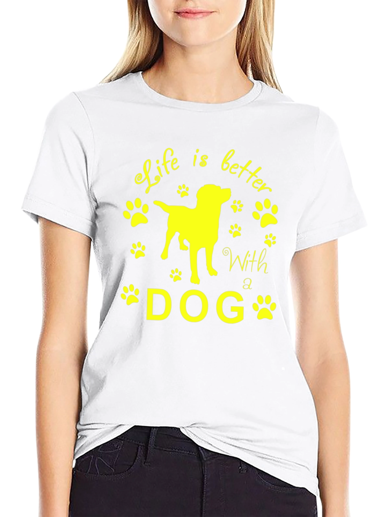 Life is Better With a Dog Graphic Tee