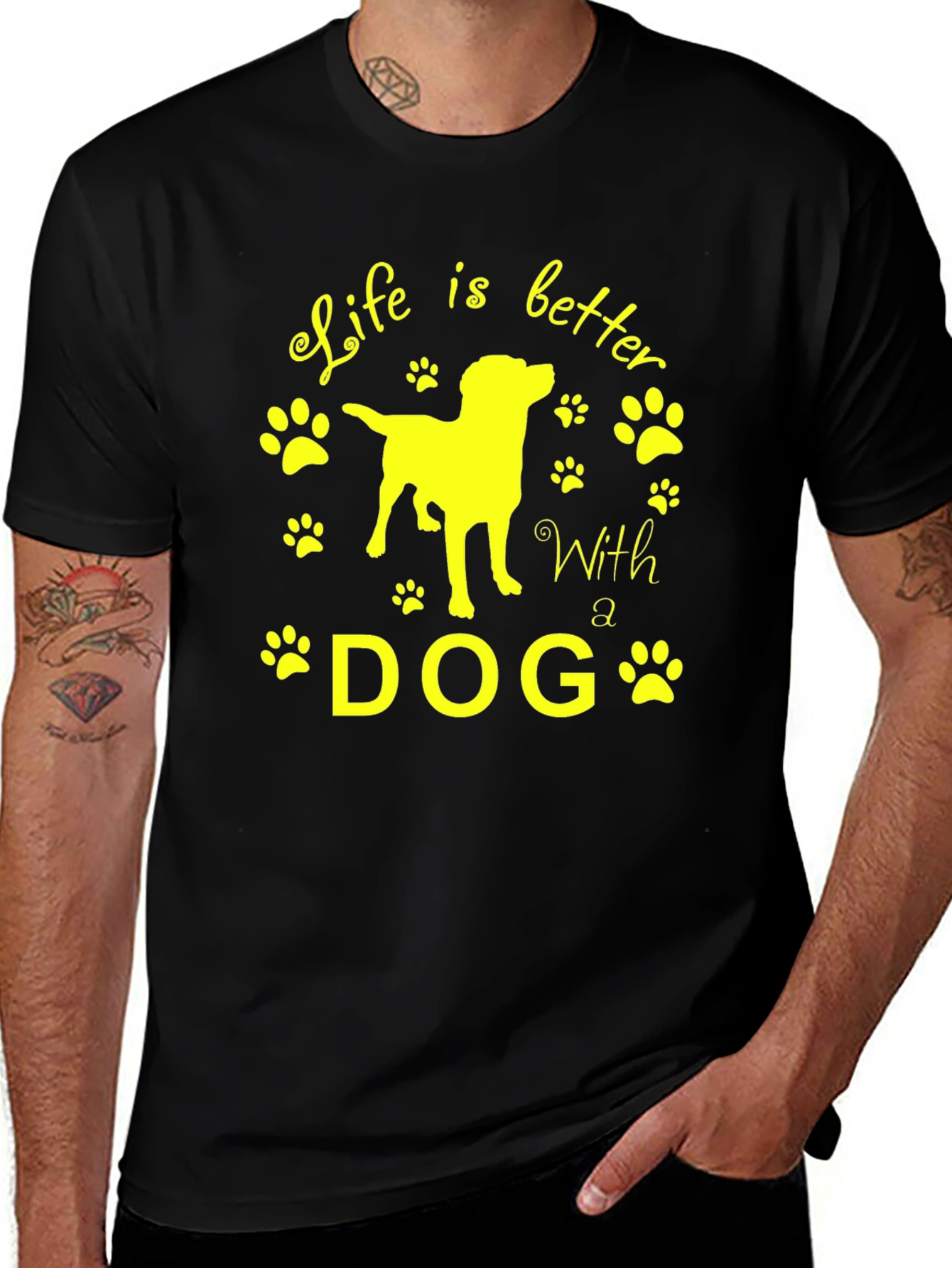 Life is Better With a Dog Graphic Tee