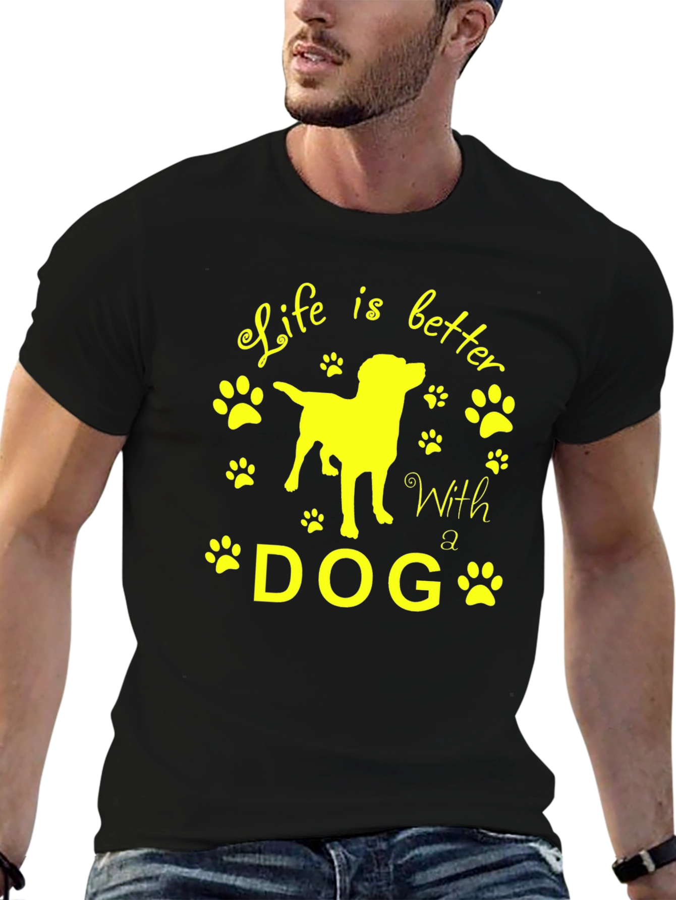 Life is Better With a Dog Graphic Tee