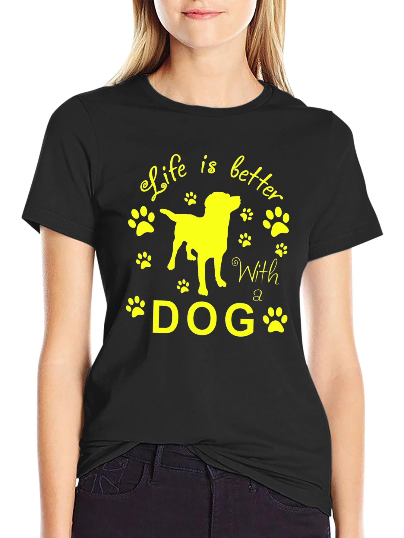 Life is Better With a Dog Graphic Tee